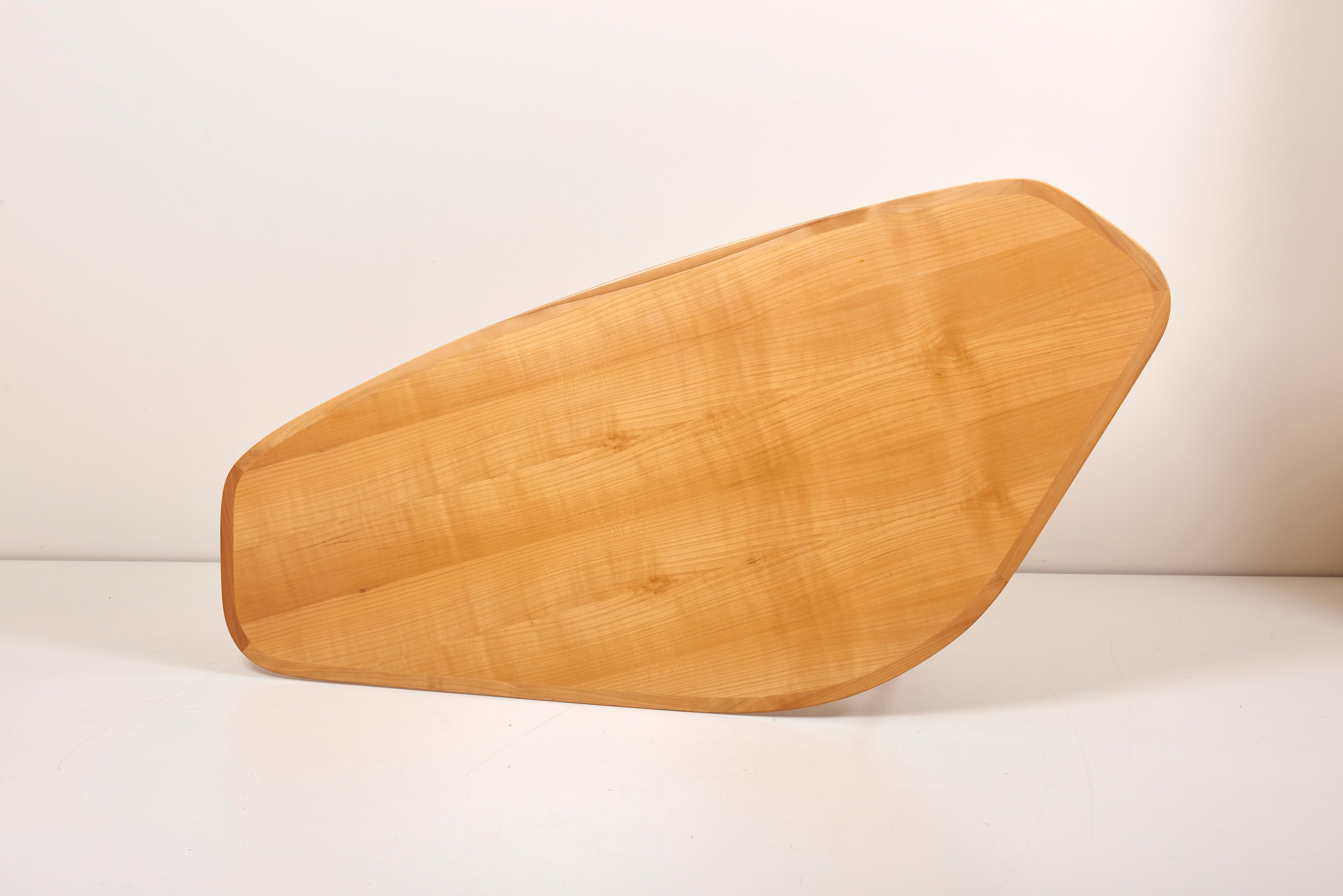 Mid-20th Century Large Boomerang-Shaped Coffee Table in Teak Wood by Svante Skogh for Laauser