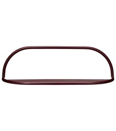 Large Bordeaux Steel Contemporary Shelf