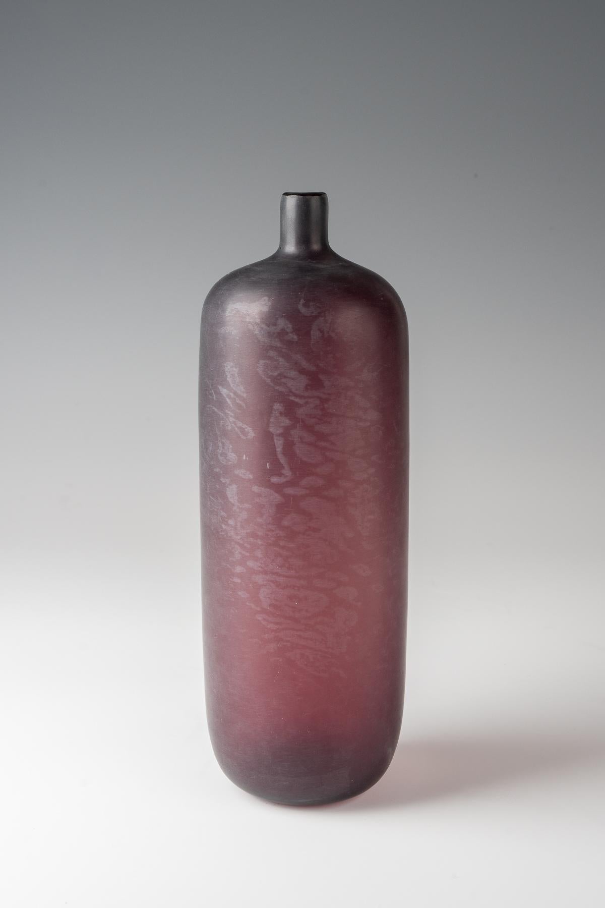 Gran jarrón botella firmado Venini italia. Ca. 1966 en Bueno estado para la venta en Zurich, CH