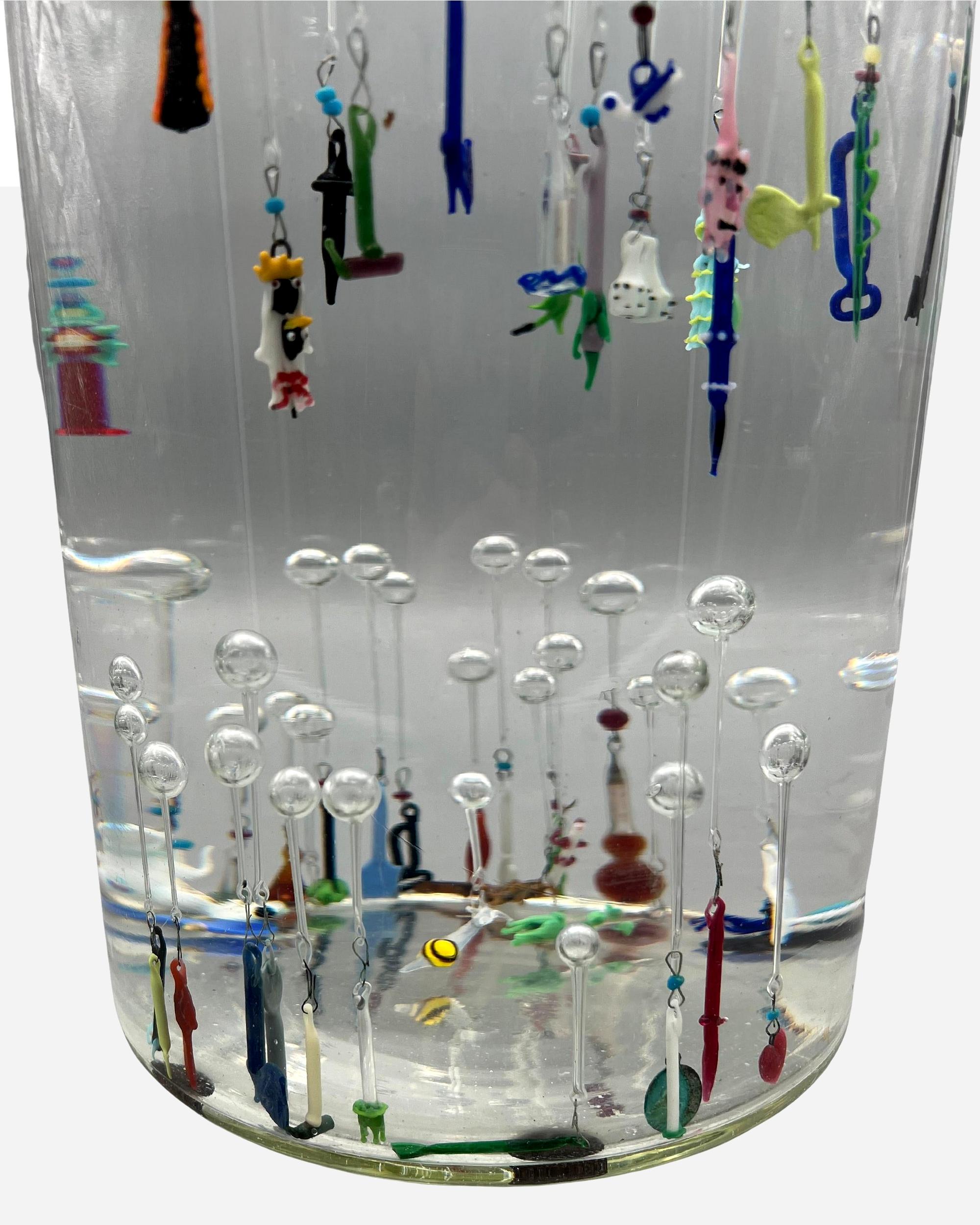 Large bottle with ludions, France, circa 1930 For Sale 1
