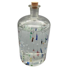 Vintage Large bottle with ludions, France, circa 1930