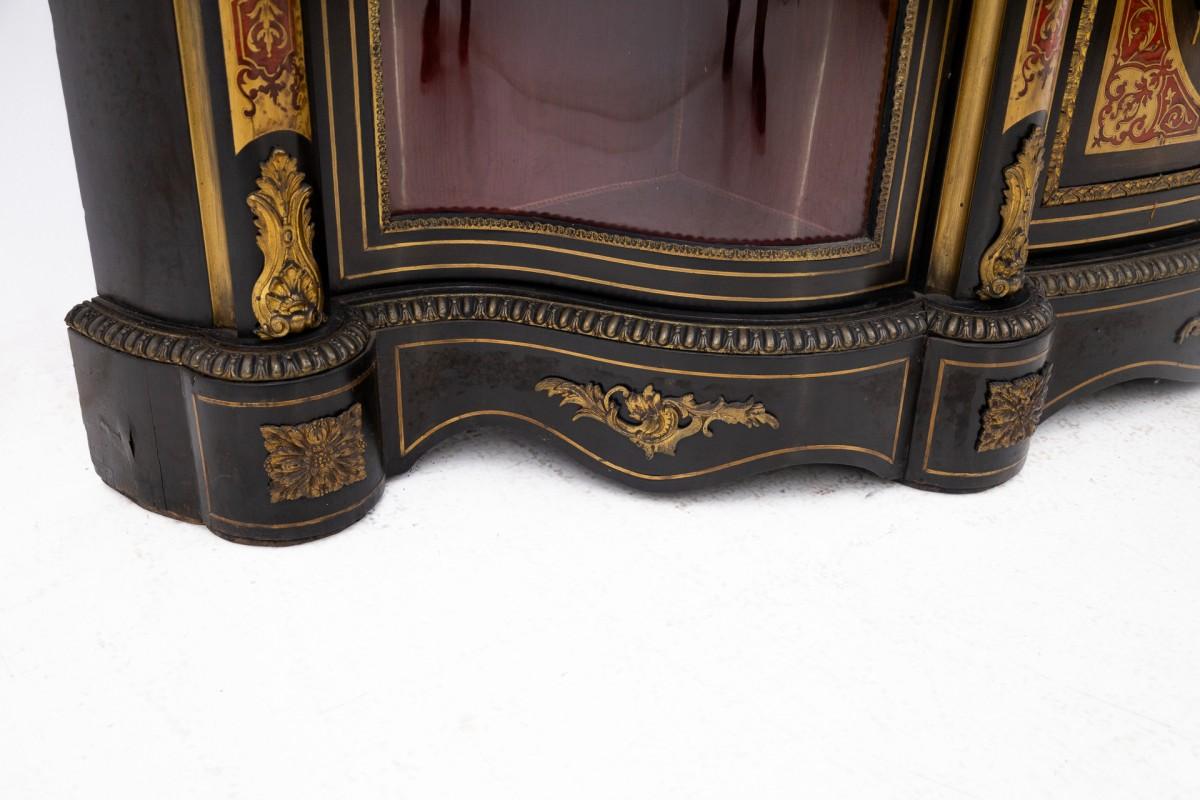 Grande commode de style Boulle, France, vers 1860. en vente 6