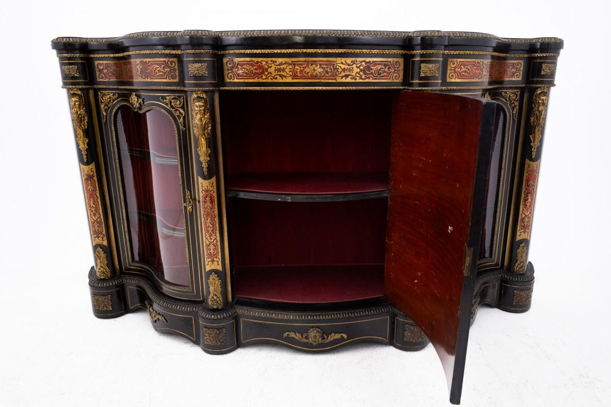 Français Grande commode de style Boulle, France, vers 1860. en vente