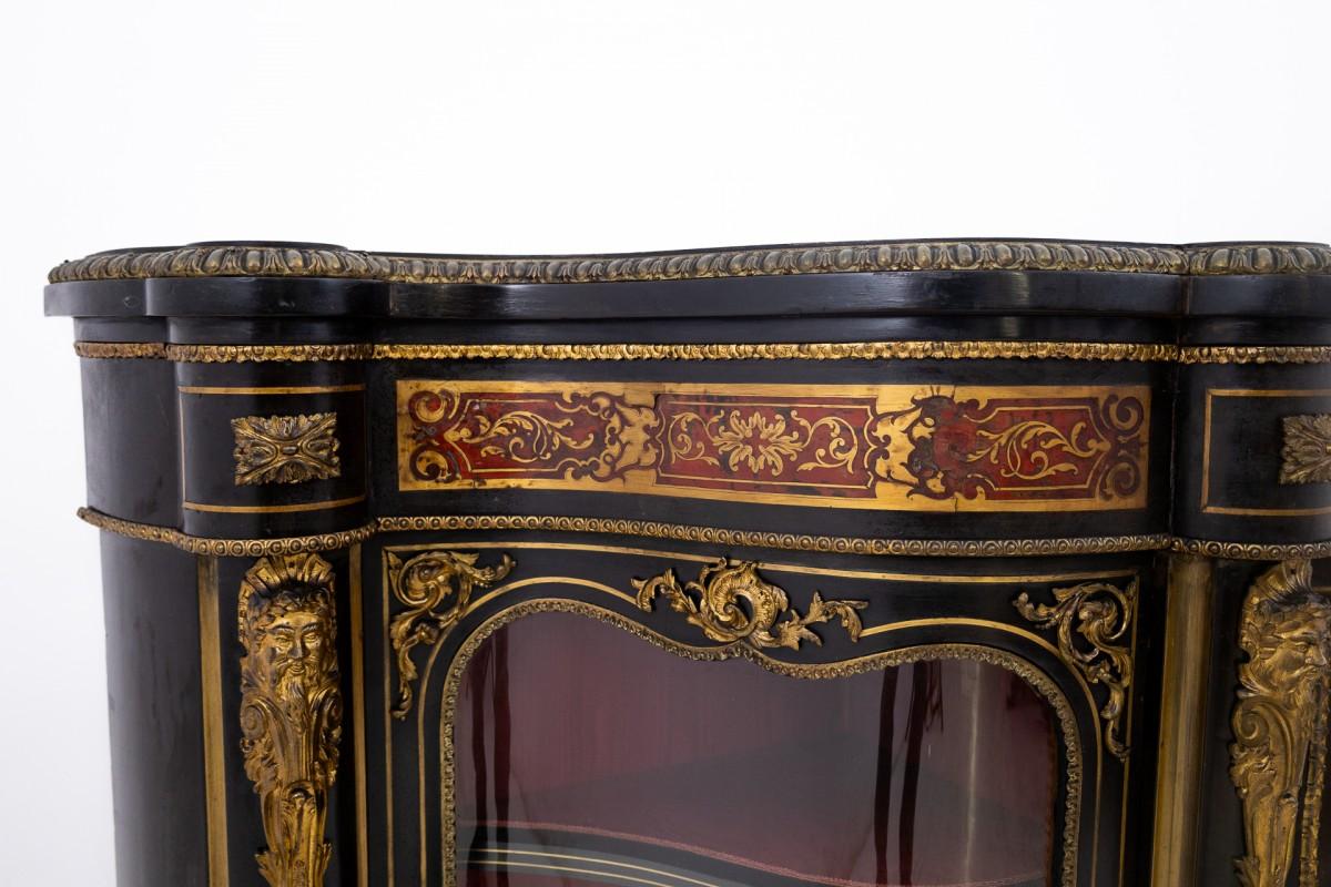 Grande commode de style Boulle, France, vers 1860. en vente 1