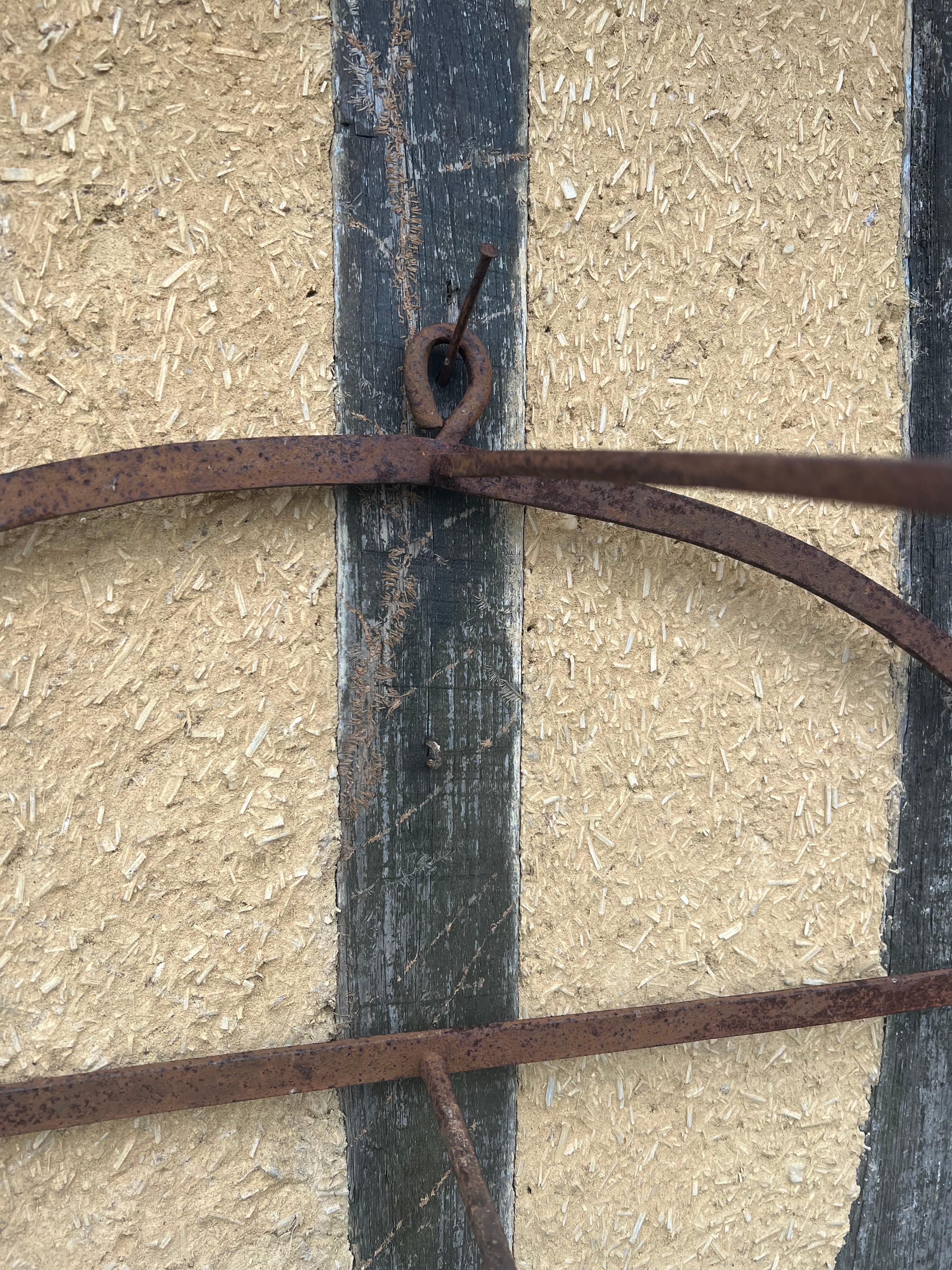 19th Century Large bouquet of Saint-Eloi in wrought iron For Sale