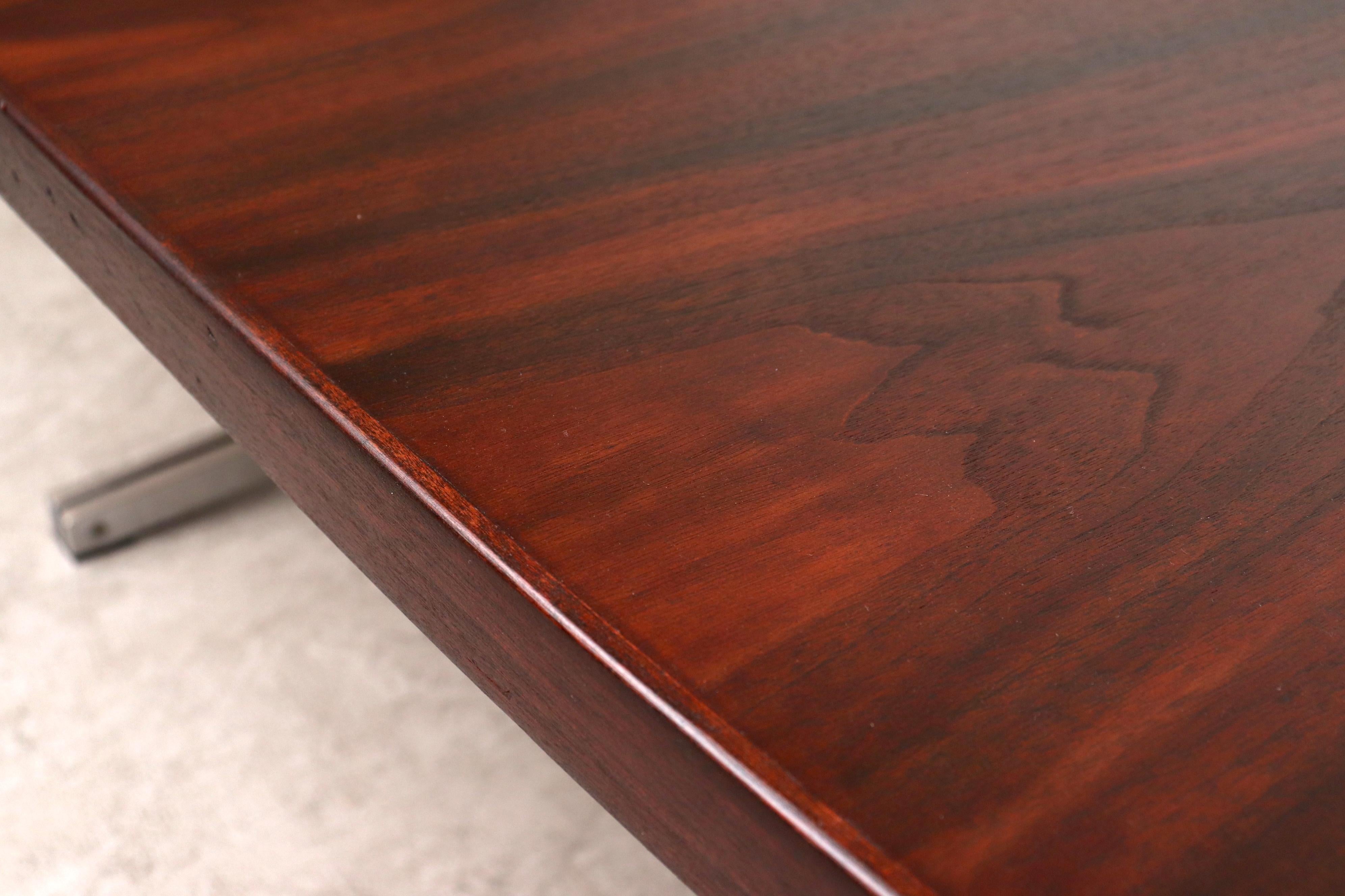 Large Bowed Rosewood Toned AP Originals Conference or Dining Table 6