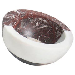 New Modern Large Bowl in Marble Creator Arthur Arbesser