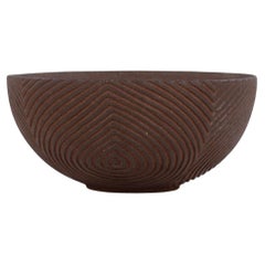 Large bowl in stoneware by Axel Salto