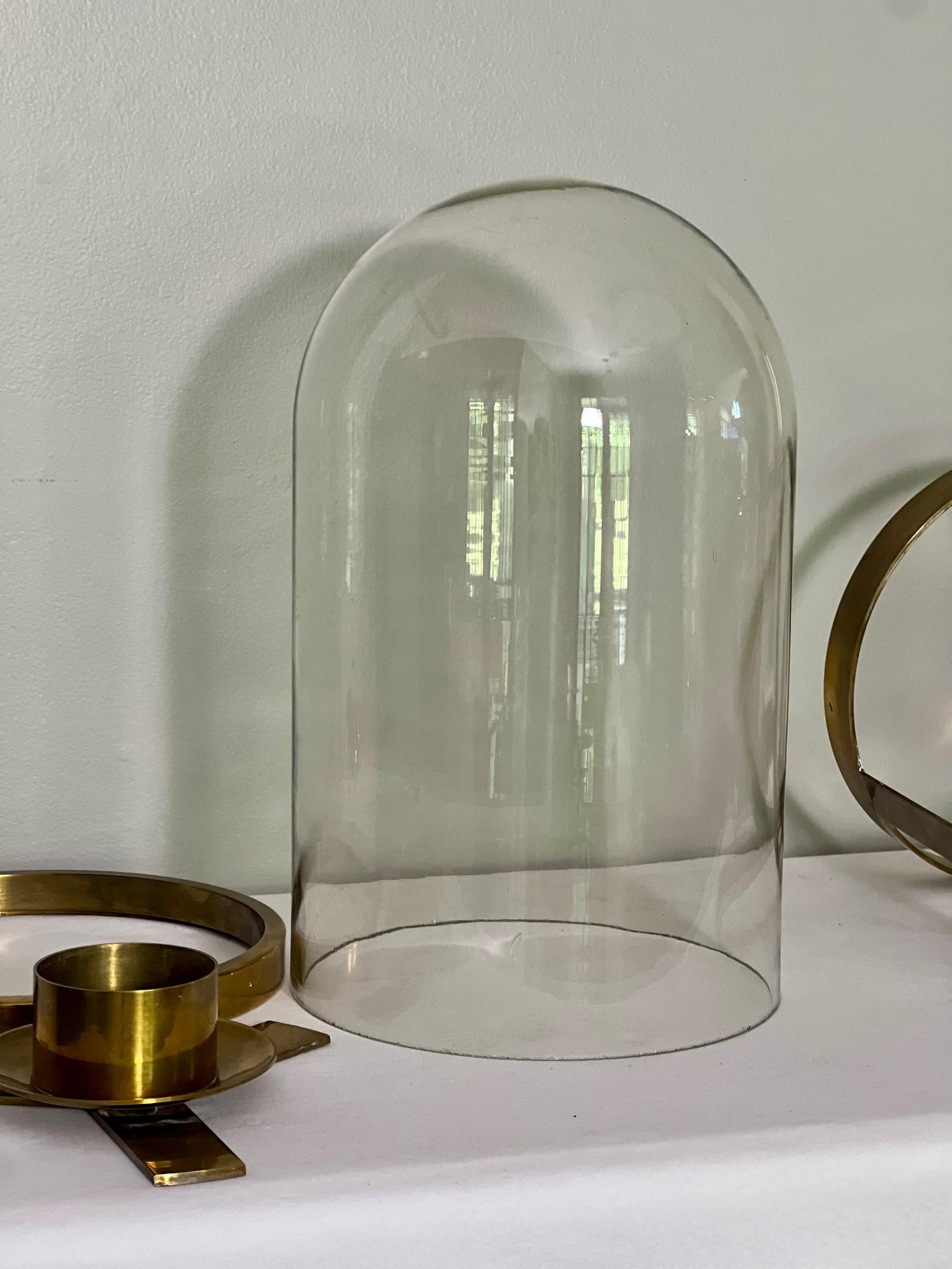 Laiton Grand ouragan en laiton et verre par Chapman dans le style de Gabriella Crespi en vente