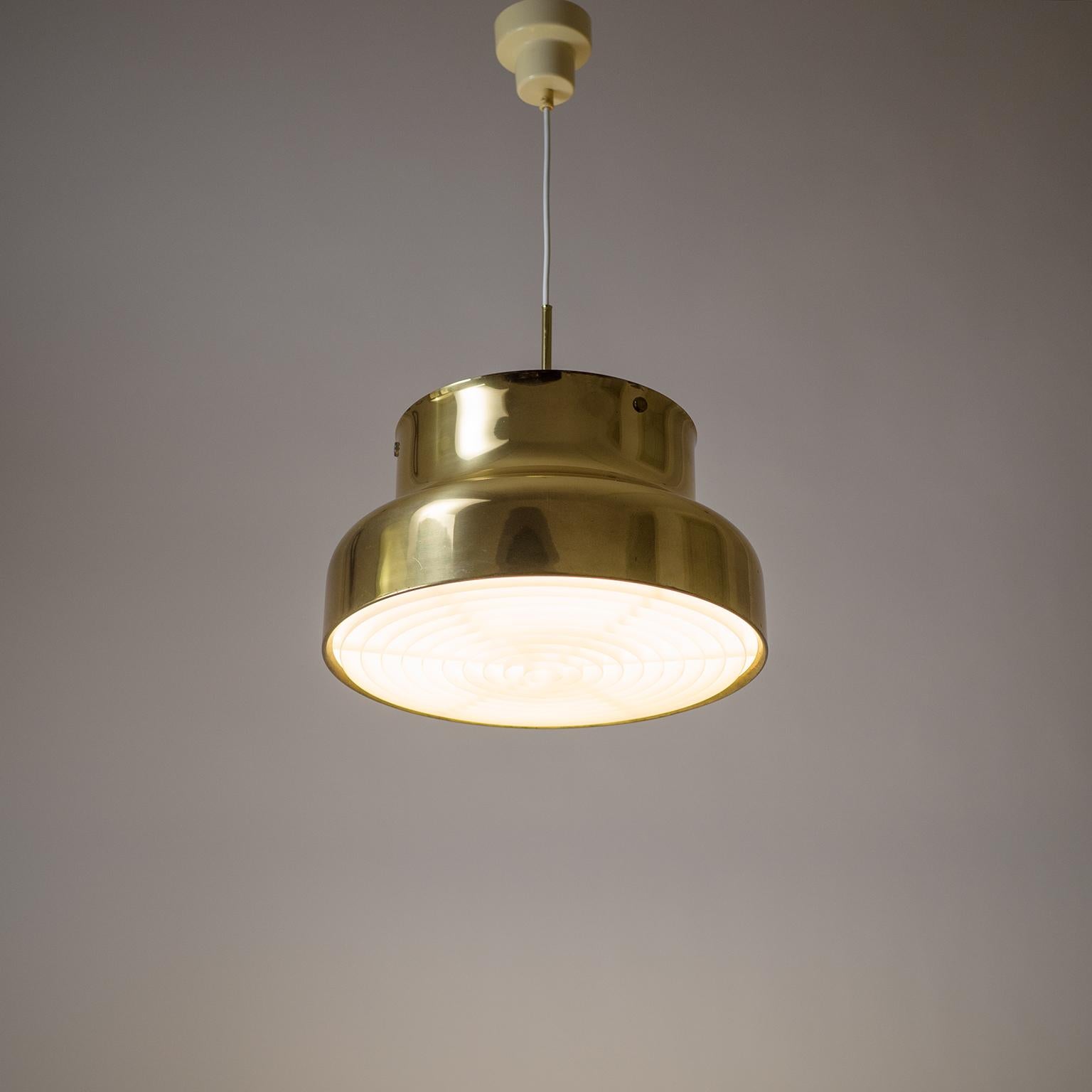 Large Brass 'Bumling' Pendant, 1970s, by Anders Pherson 10