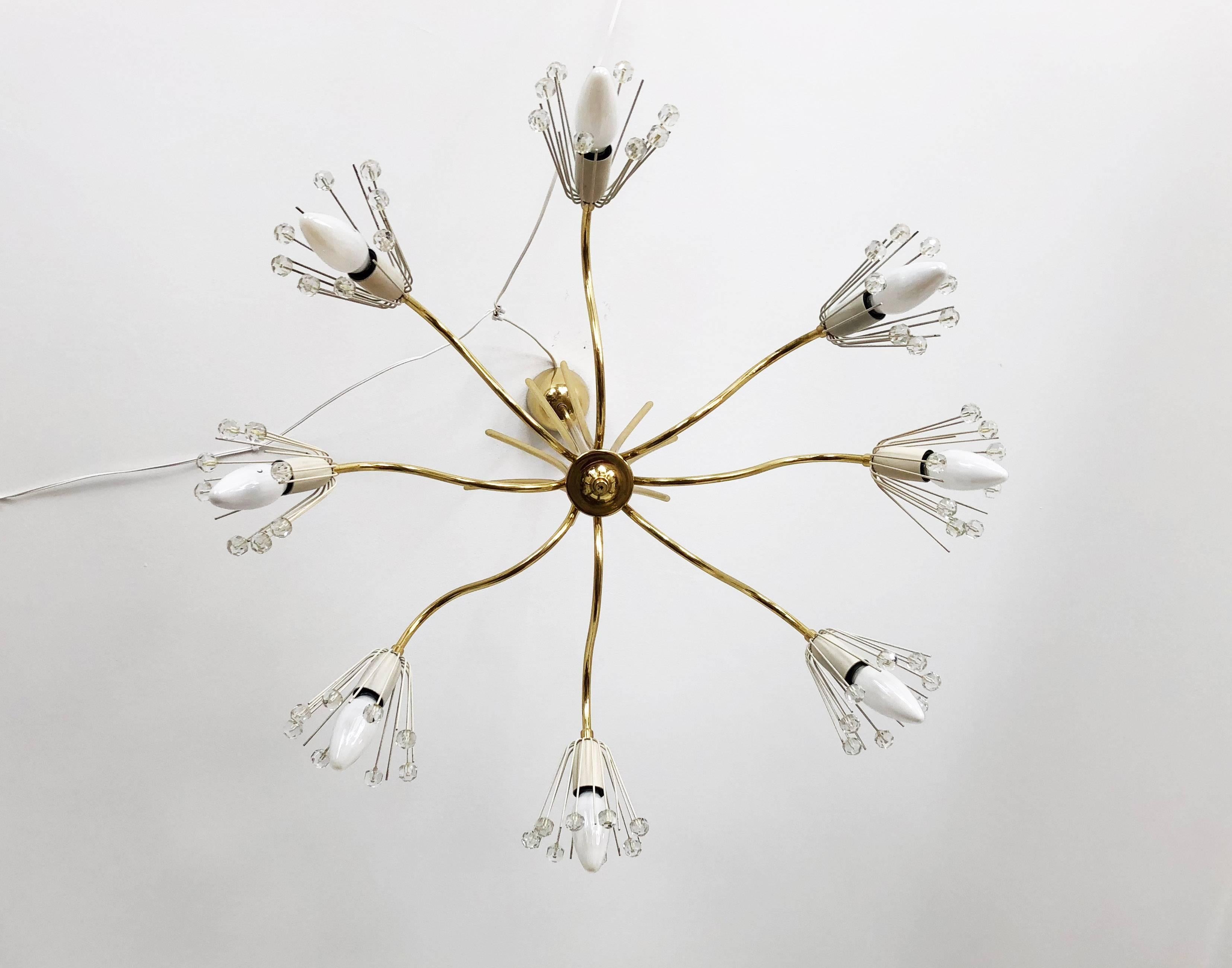Midcentury chandelier by Emil Stejnar for Rupert Nikoll
The total length can be customized.

 
