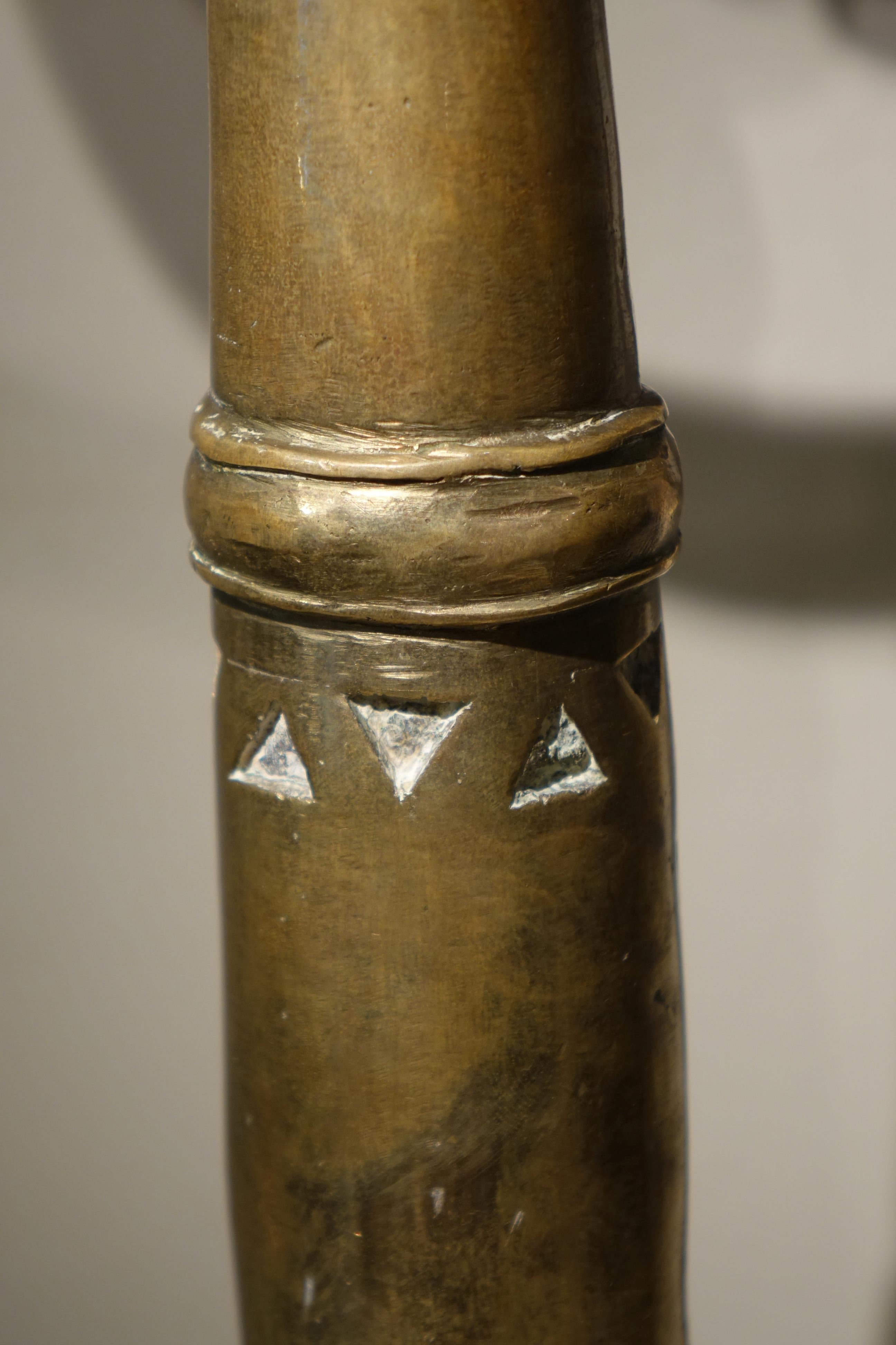 Brass Large brass Coptic cross, Ethiopia, late 18th Century