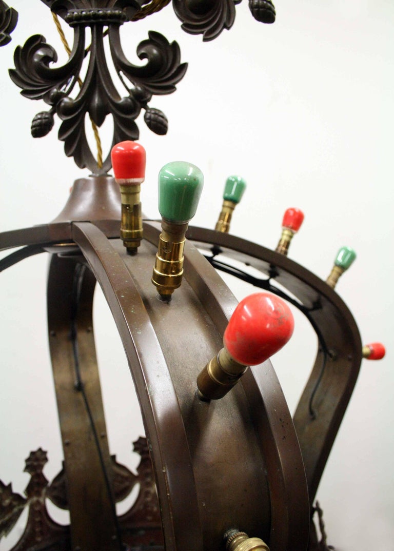 Large Brass Light Fitting For Sale at 1stDibs