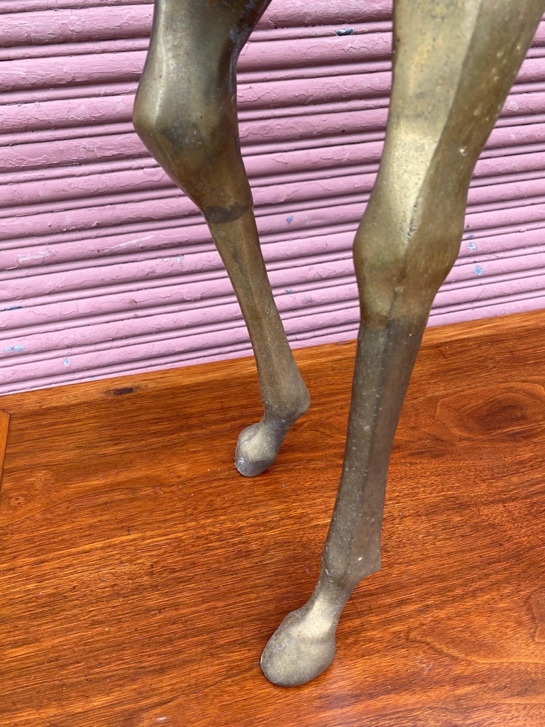 Large Brass Deer For Sale at 1stDibs