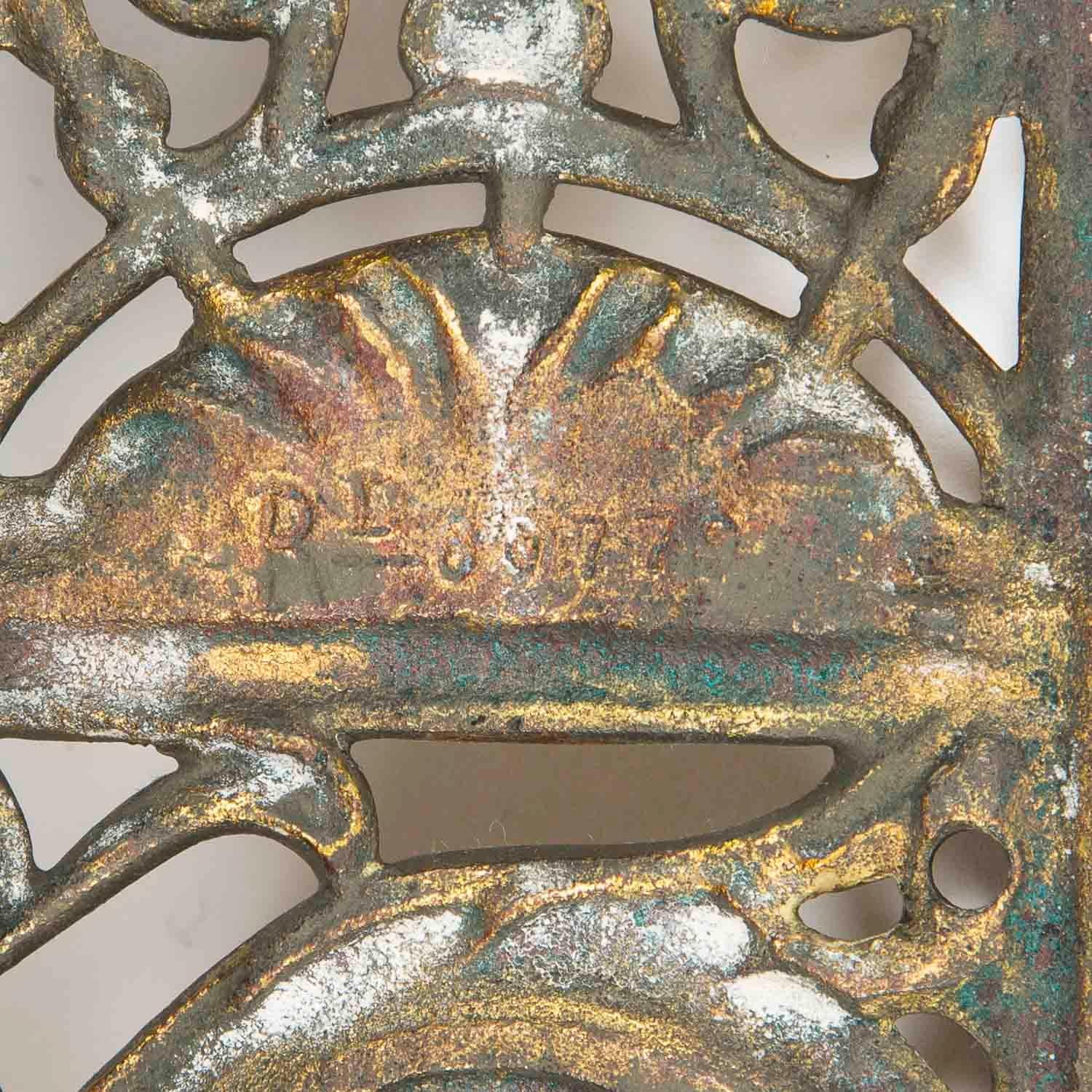Large Brass Door Lock Plate by James Cartland & Sons 3