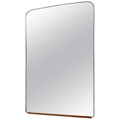 Large Brass Frame Floor Mirror