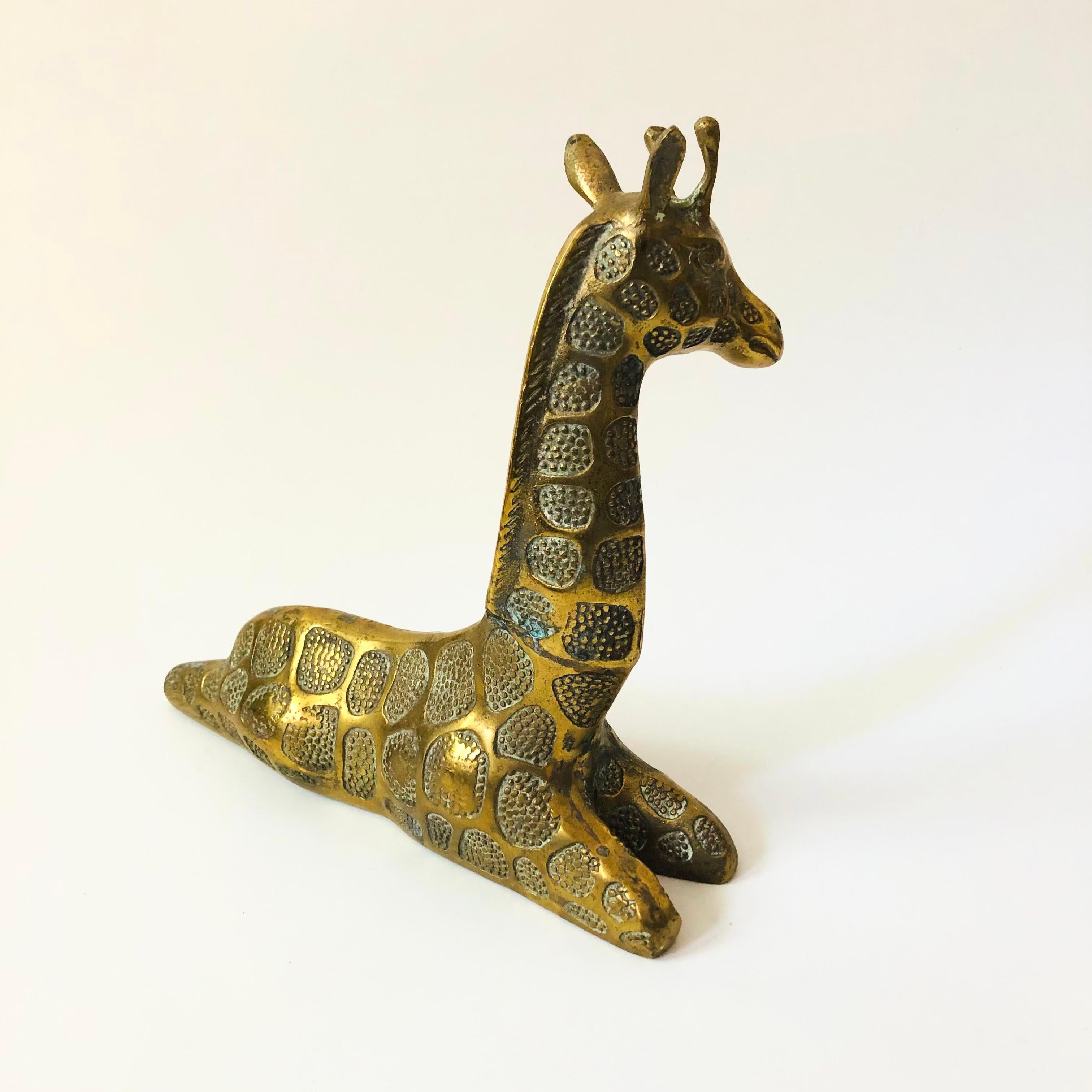 Large Brass Giraffe For Sale 1