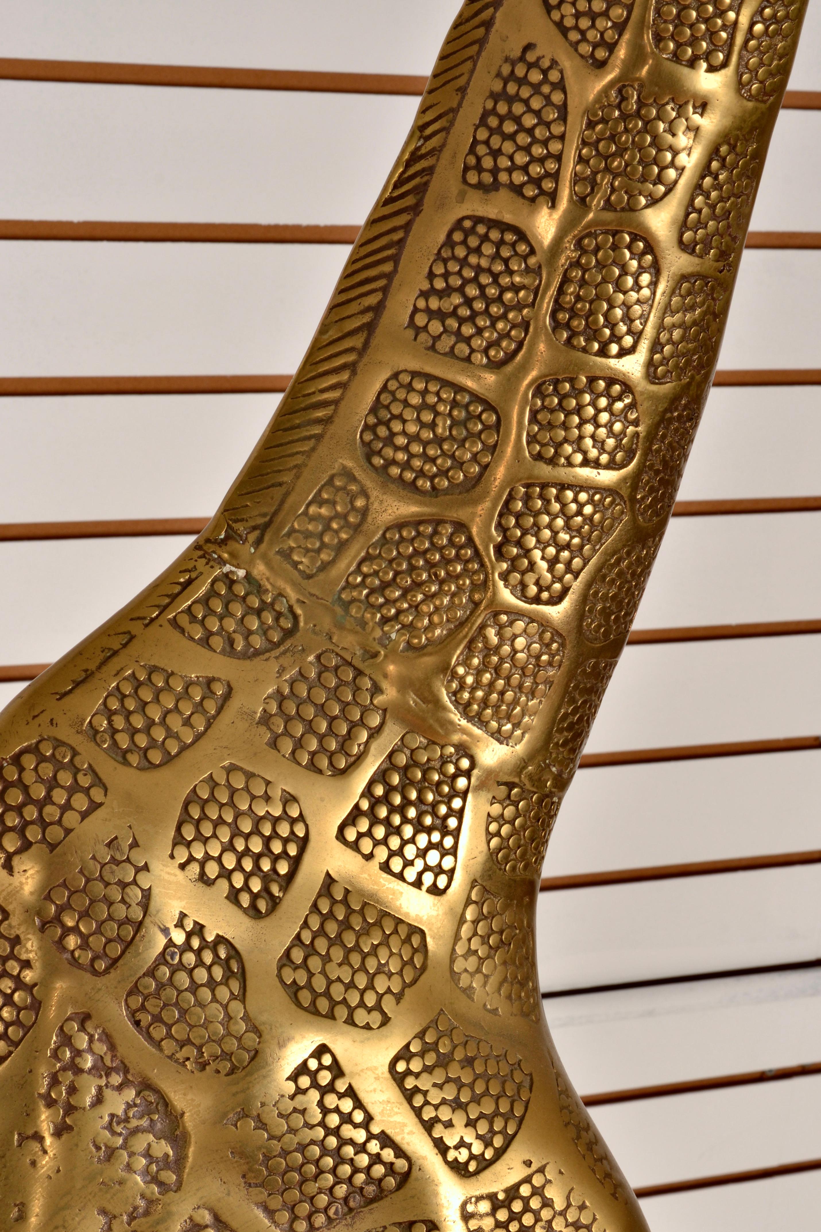Large Brass Giraffes 2