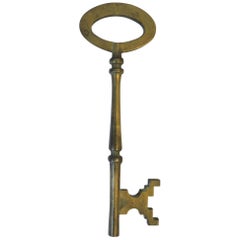 Large Brass Key