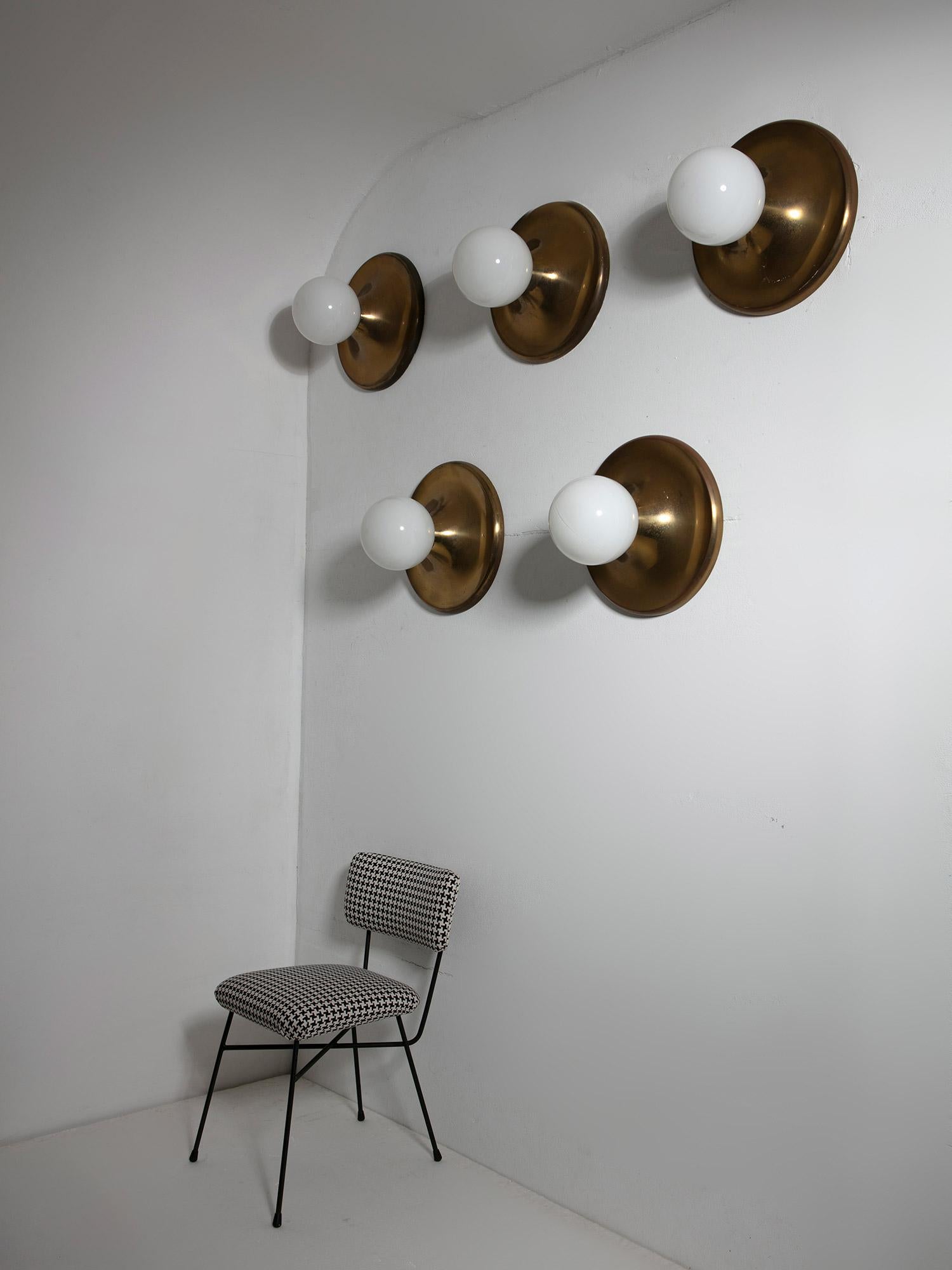 Mid-20th Century Large Brass 