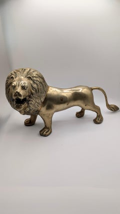 Large Brass Lion, Spain 1960s
