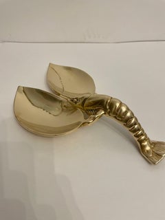 Large Brass Lobster Dish or Spoon Rest Sculpture