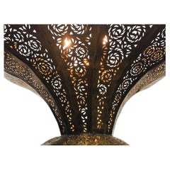 Large Brass Moroccan Chandelier in Alberto Pinto Moorish Style