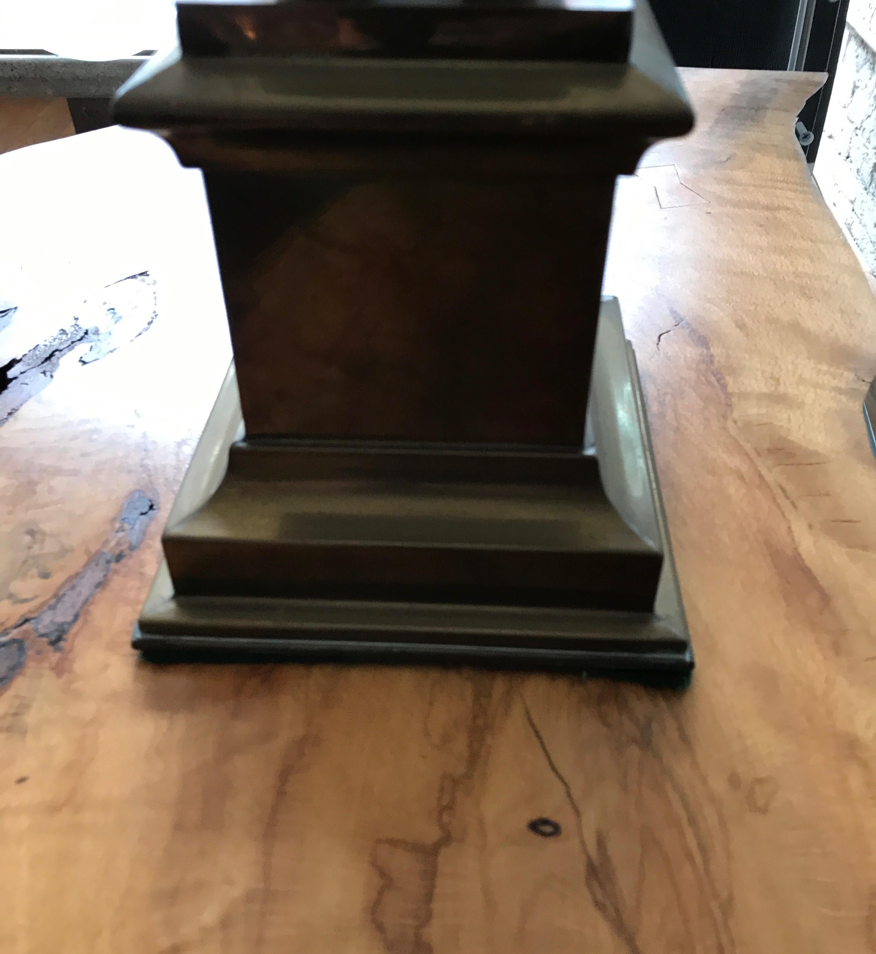 Large Brass Obelisk In Good Condition In Chicago, IL