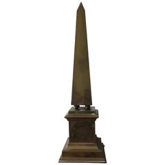 Large Brass Obelisk