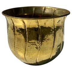 Large Brass Planter