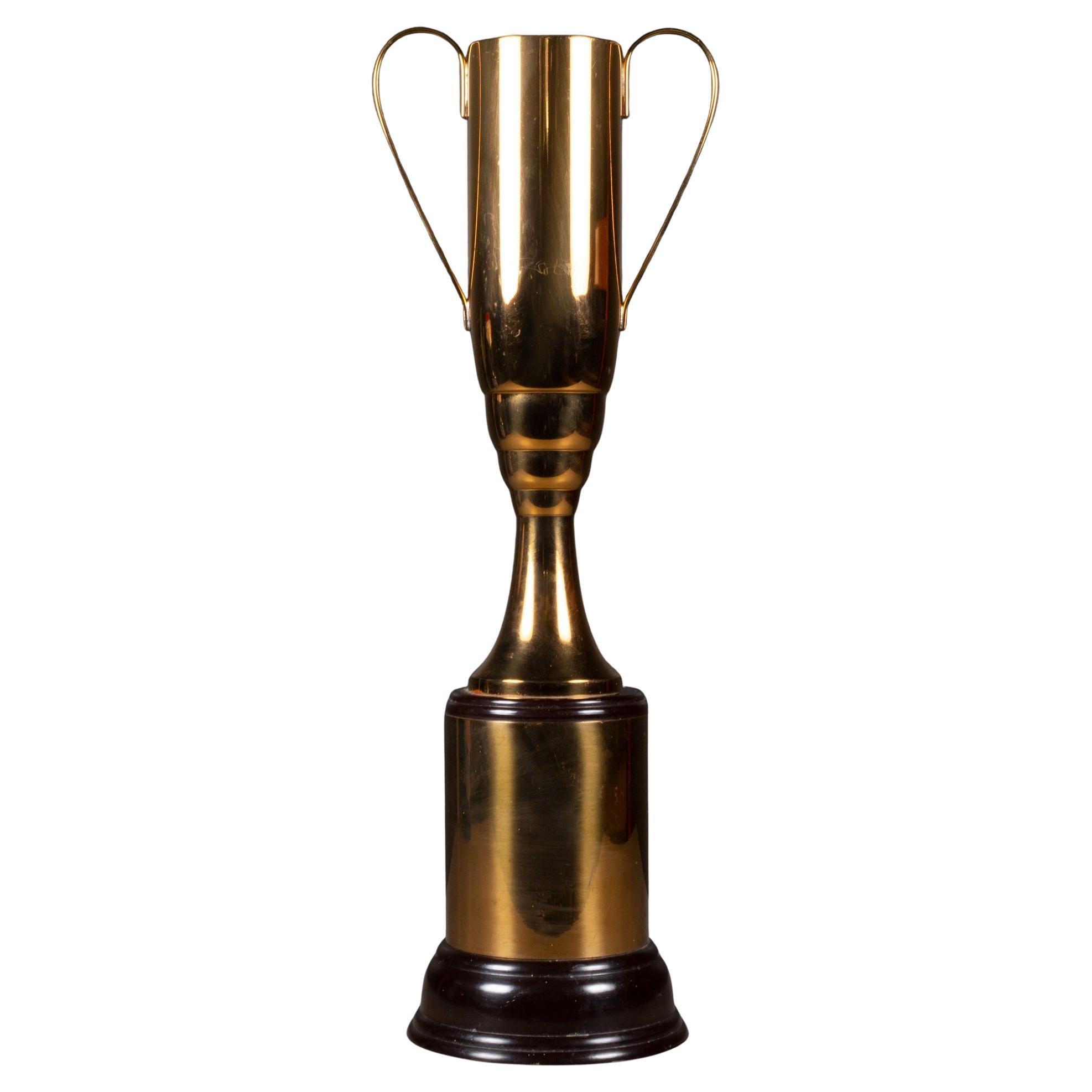 Large Brass Plated Cup Trophy with Bakelite Base c.1940