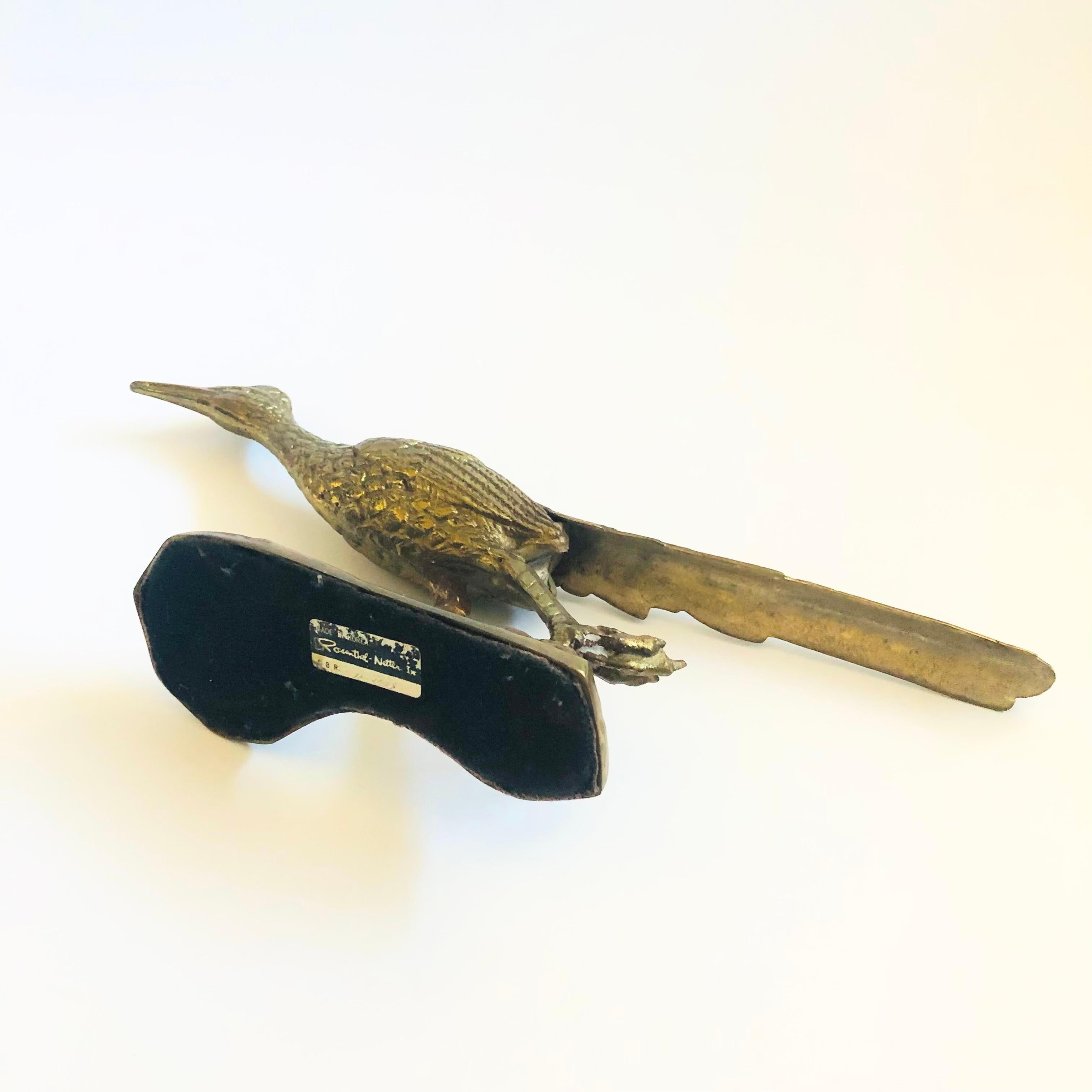 Large Brass Roadrunner 2