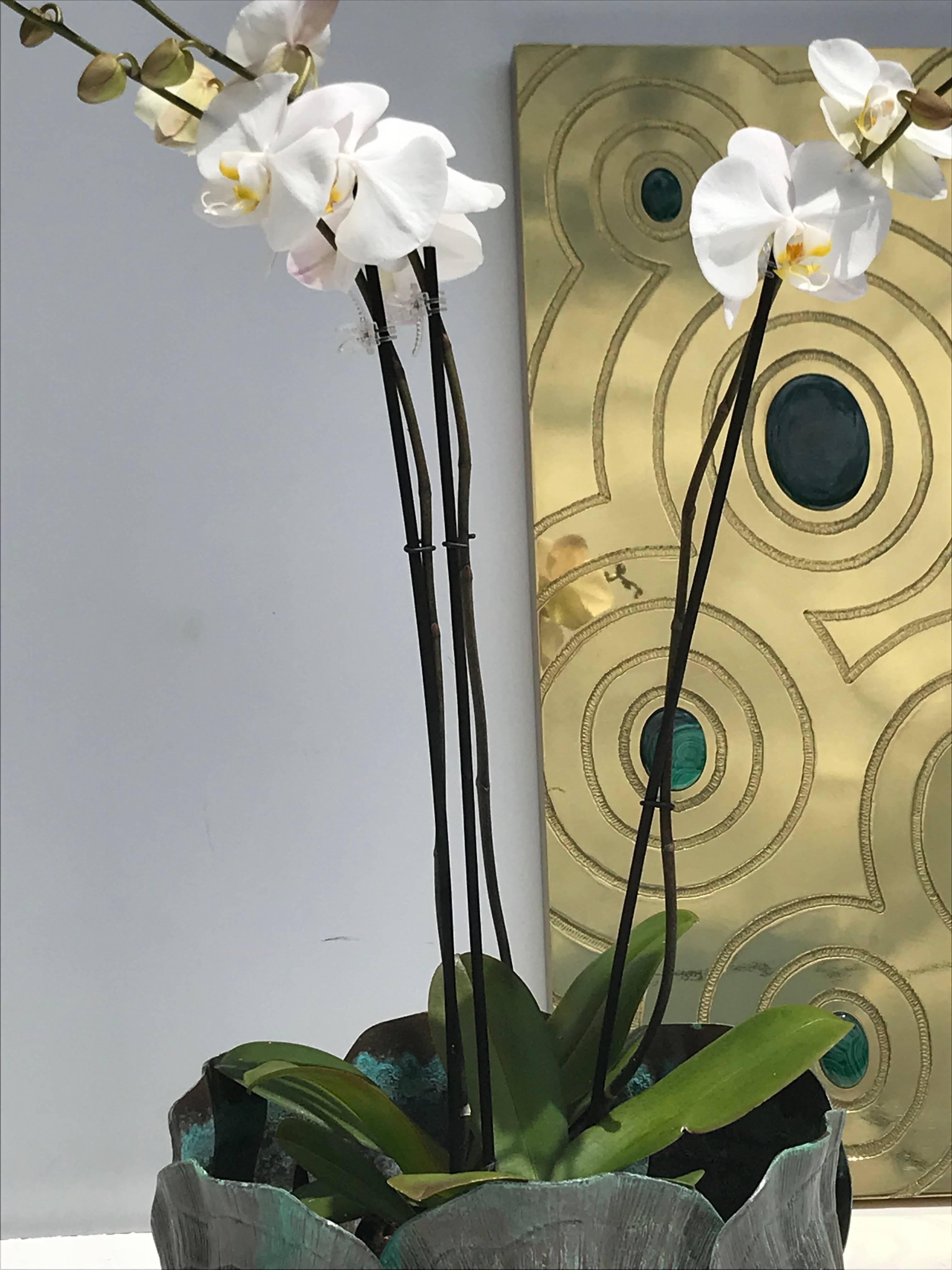 verdigris brass