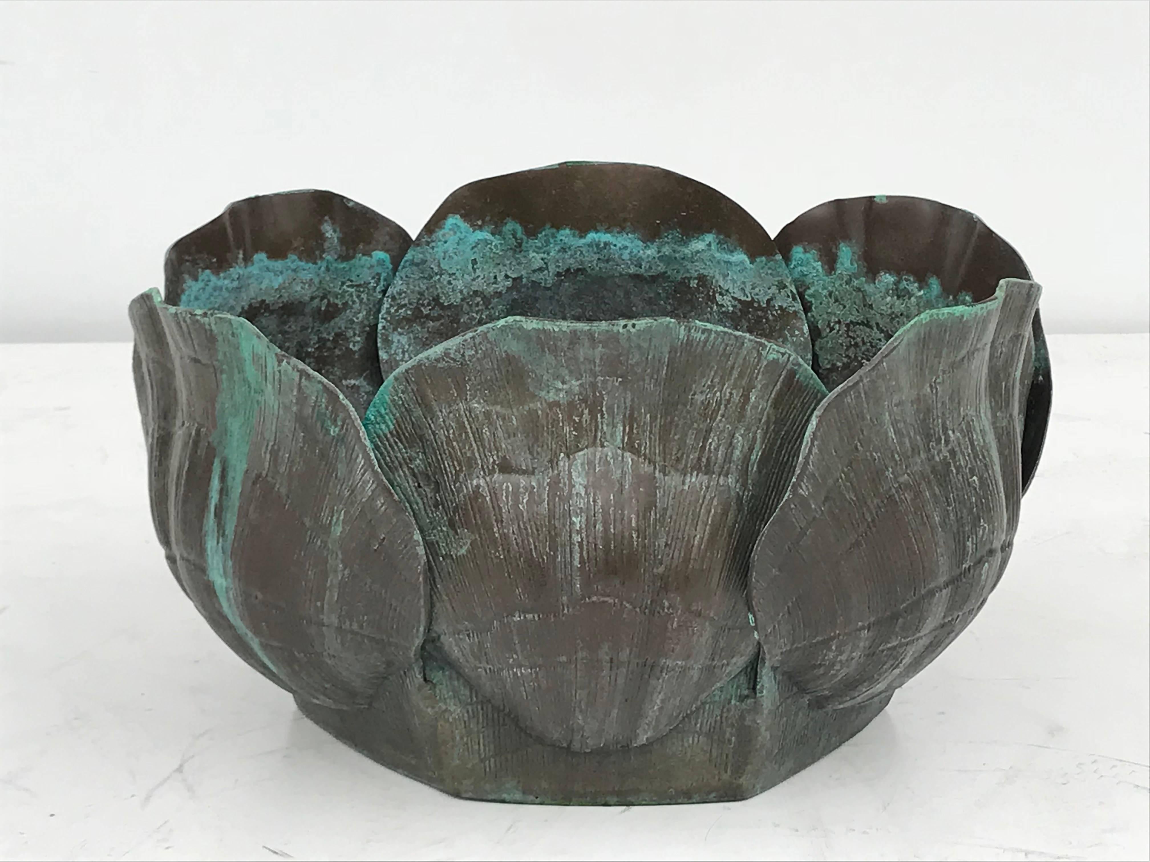 large shell planter