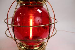 Large Brass Ships Onion Lantern