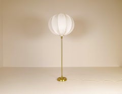 Large Brass Table Lamp Aage Petersen, for Le Klint, Denmark, 1970s