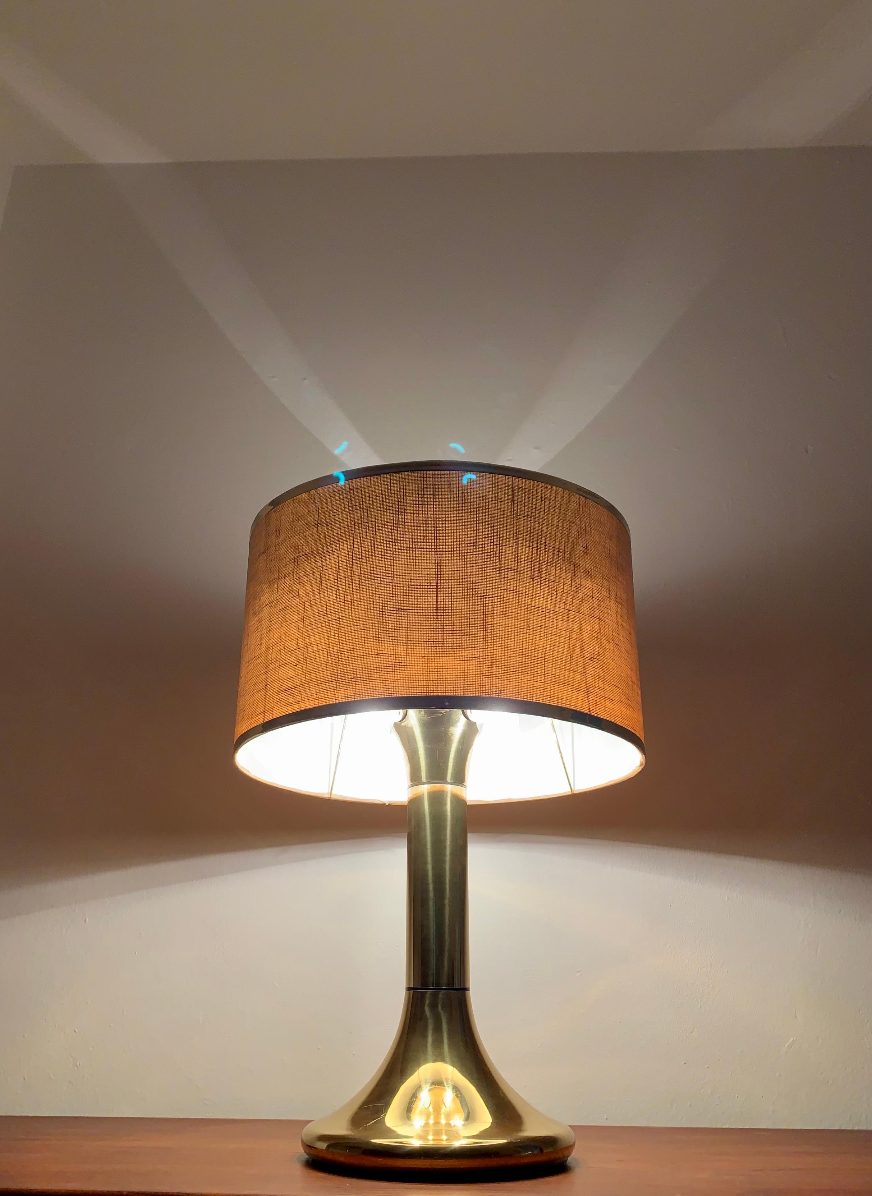 Large Brass Table Lamp For Sale 4