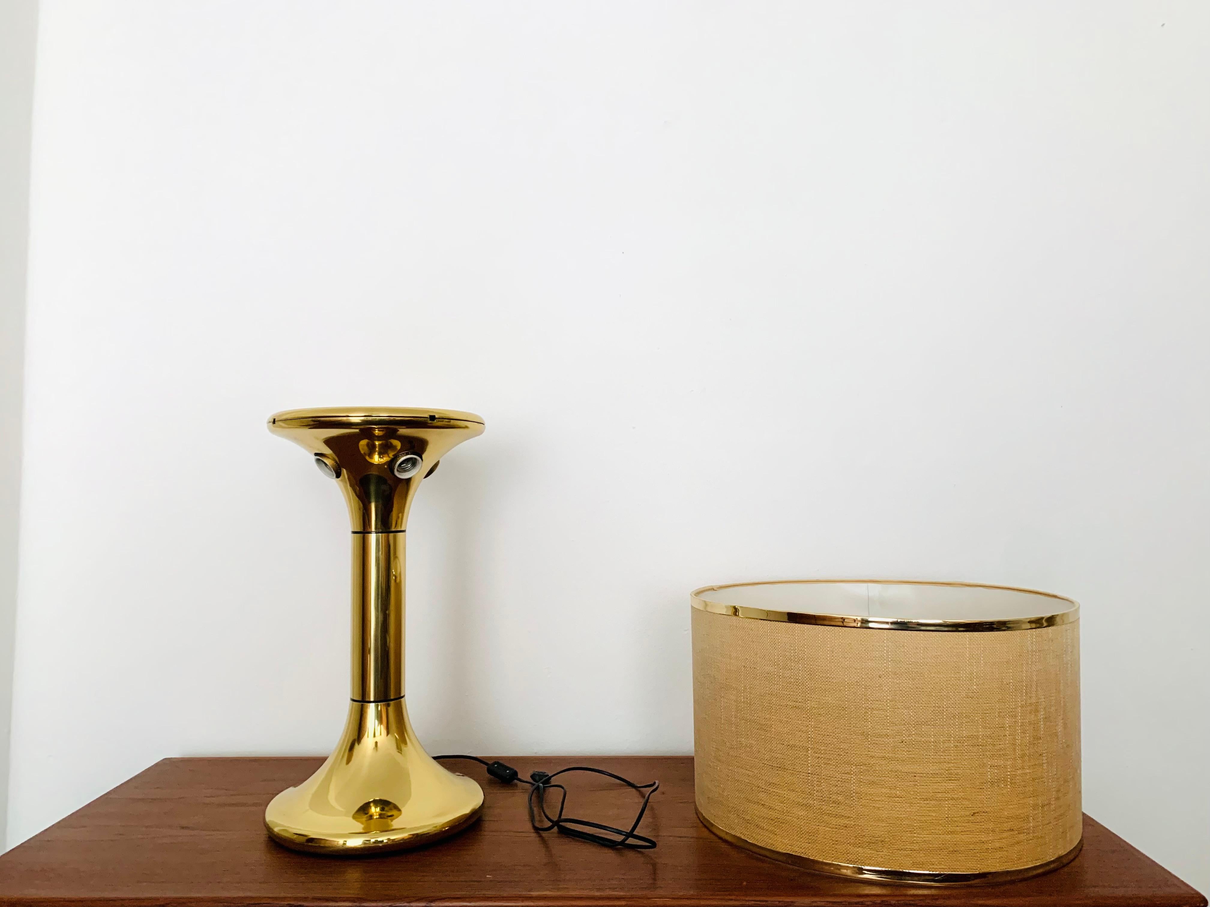 Large Brass Table Lamp For Sale 5