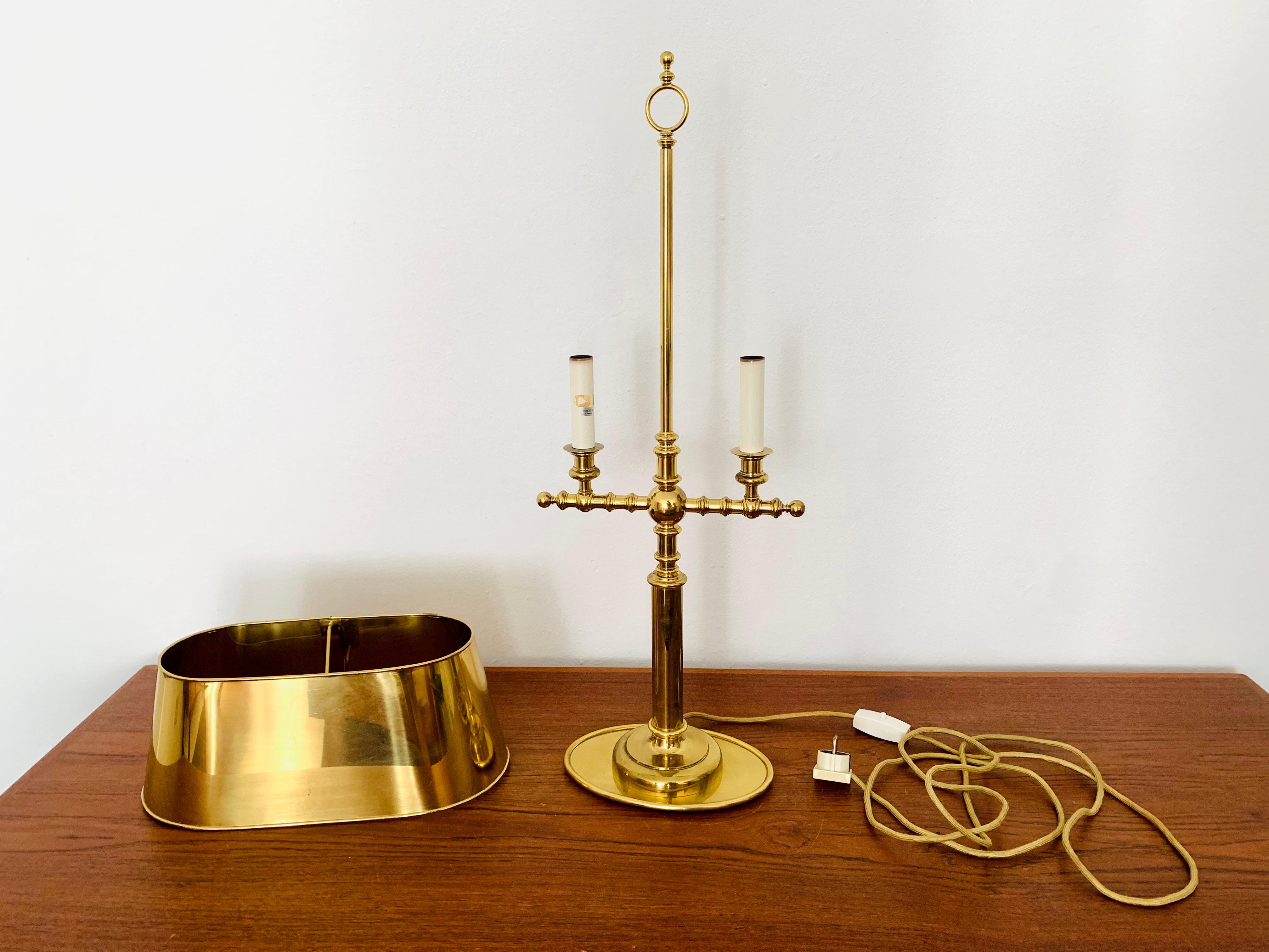Large Brass Table Lamp For Sale 8