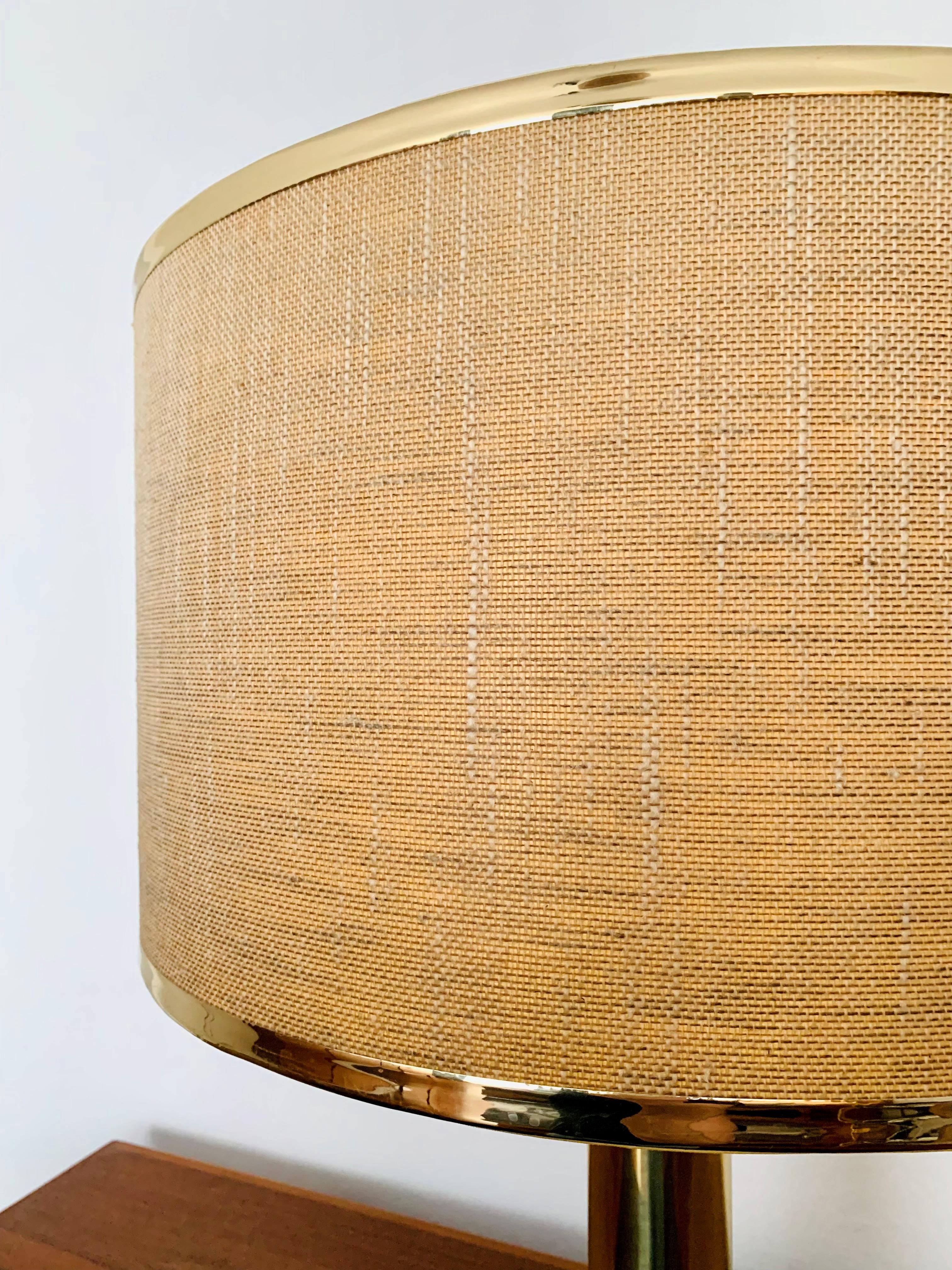 Large Brass Table Lamp For Sale 1