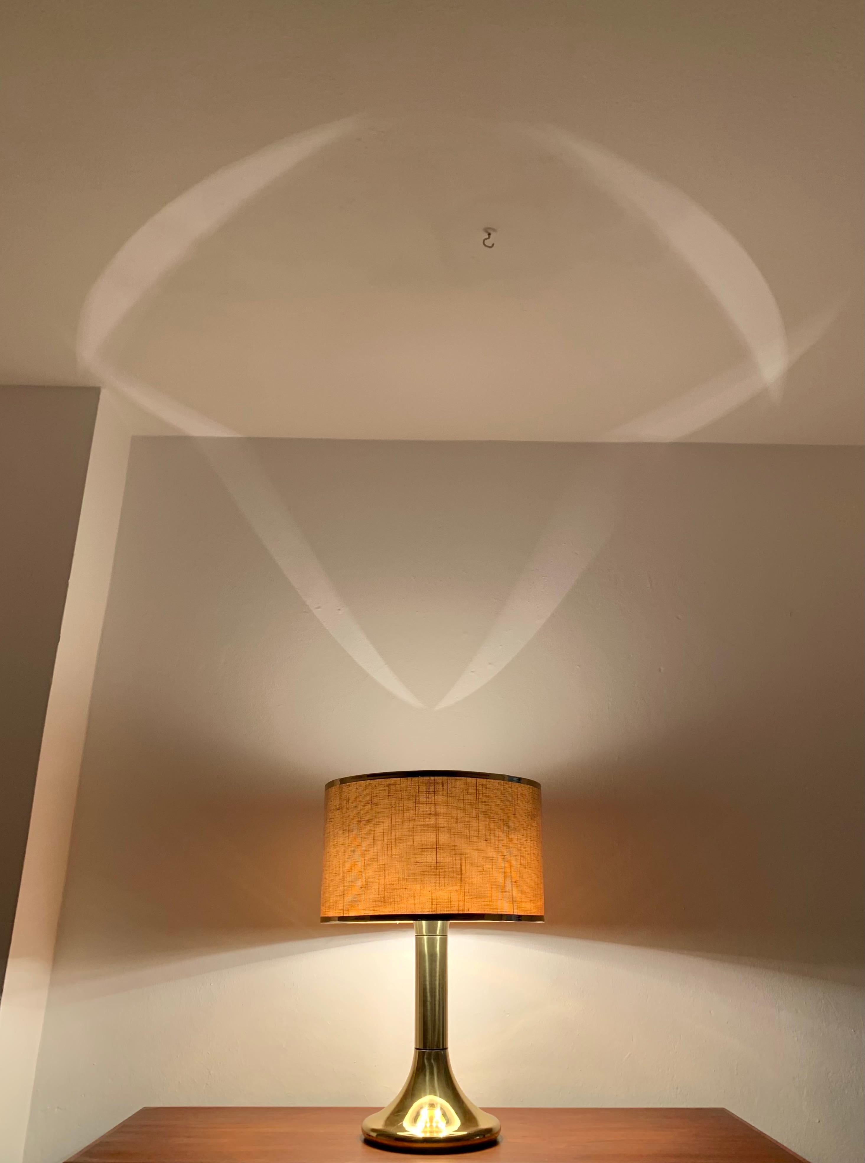 Large Brass Table Lamp For Sale 2