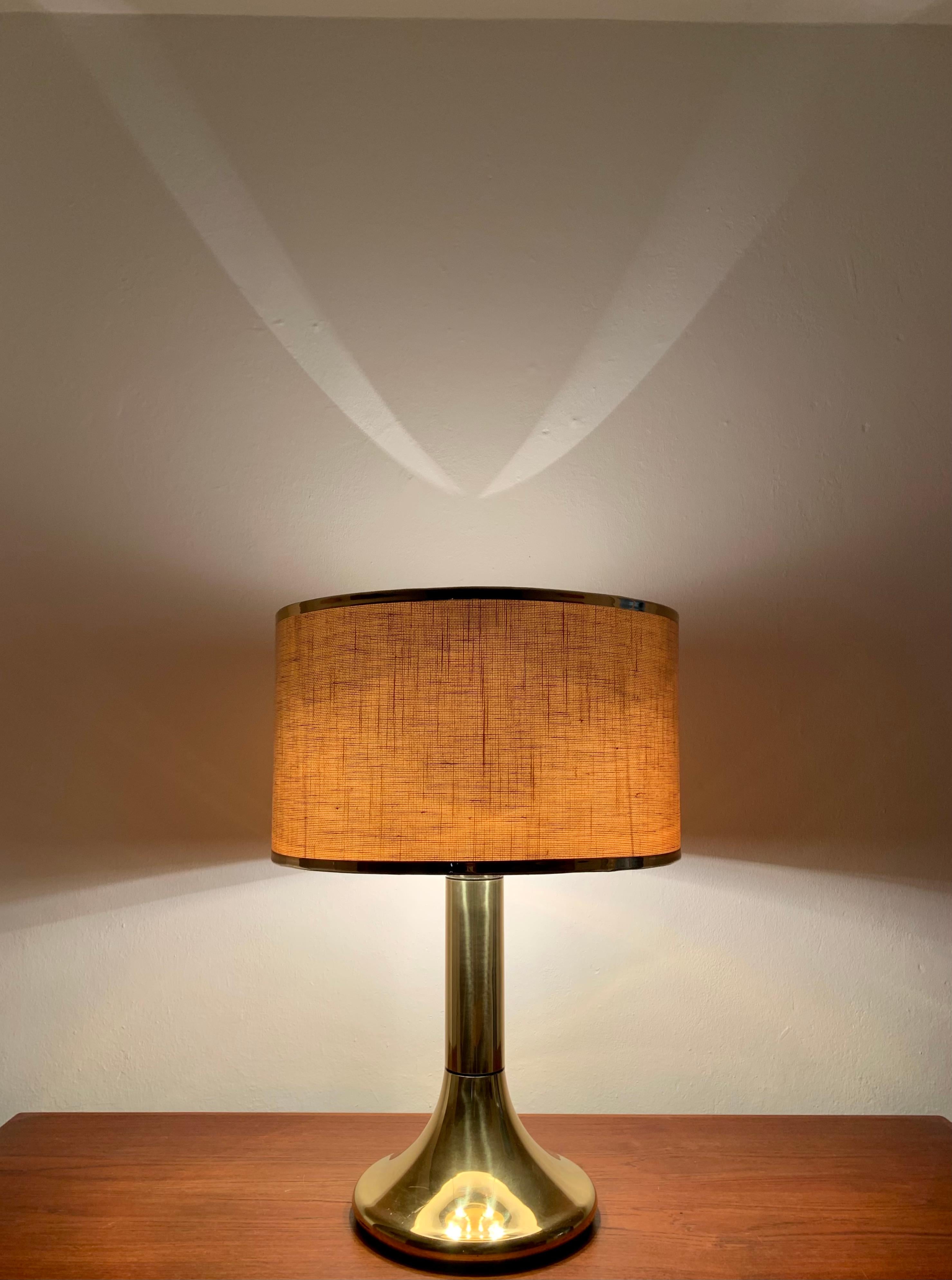 Large Brass Table Lamp For Sale 3