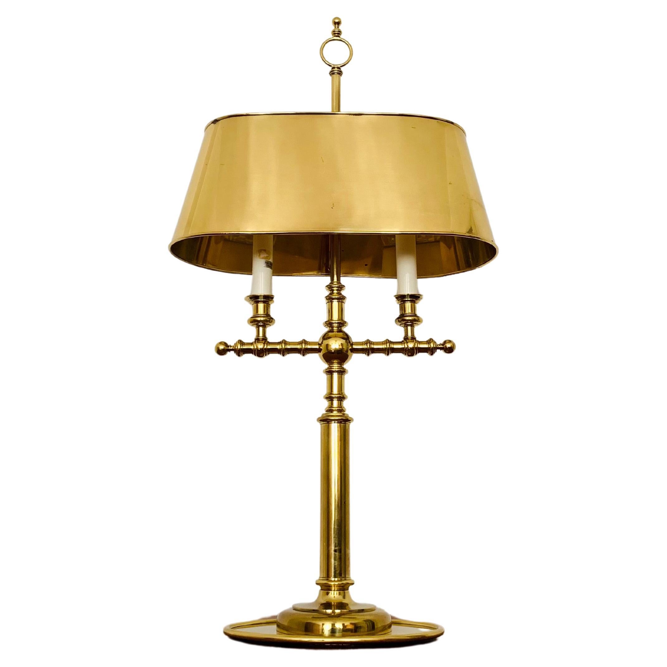 Large Brass Table Lamp For Sale