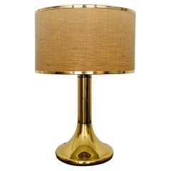 Lampada da tavolo grande in ottone