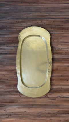 Large Brass trays “Molto Editions”