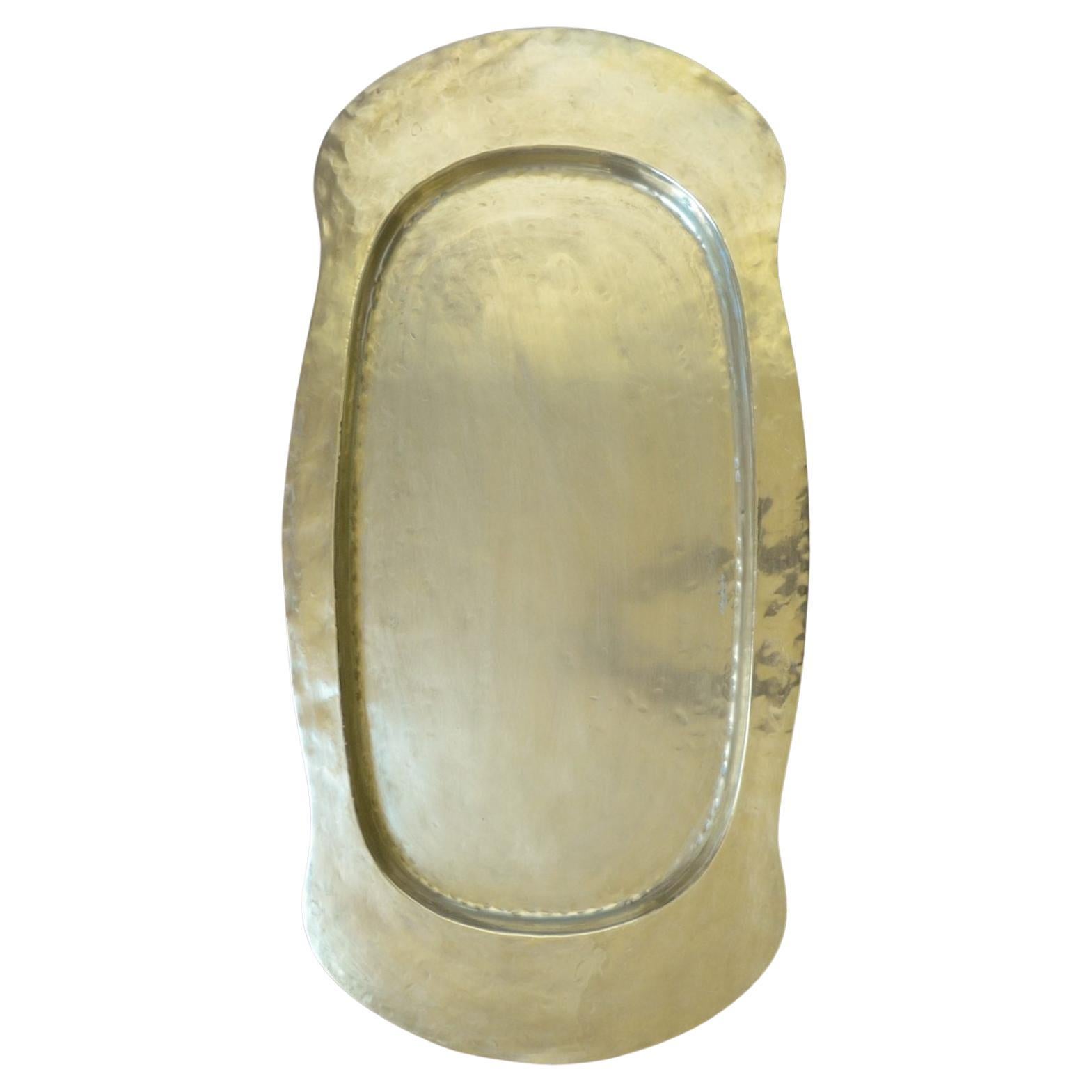 Large Brass trays “Molto Editions” For Sale