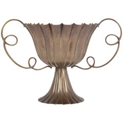 Large Brass Urn in the Manner of Josef Hoffmann