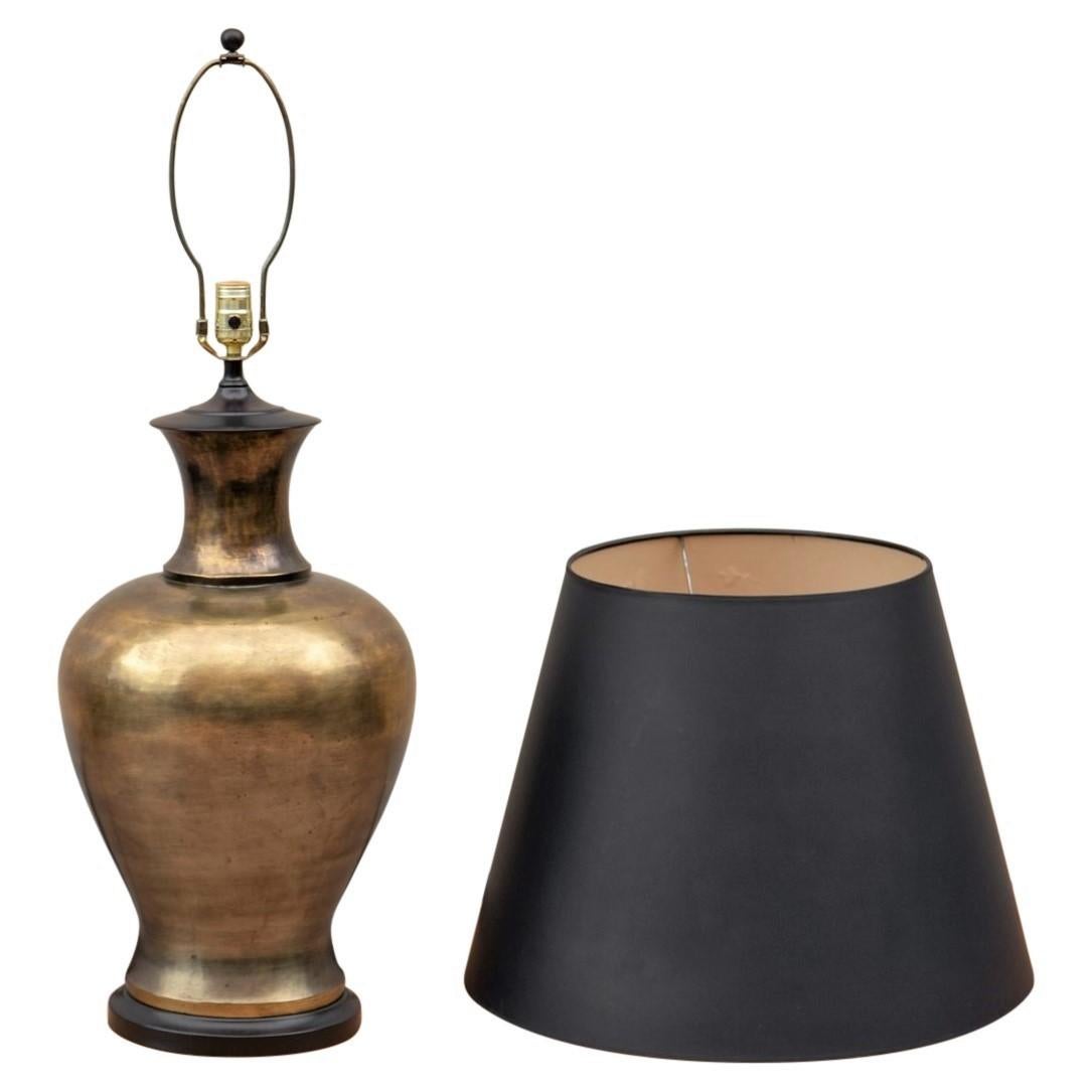 black urn lamp