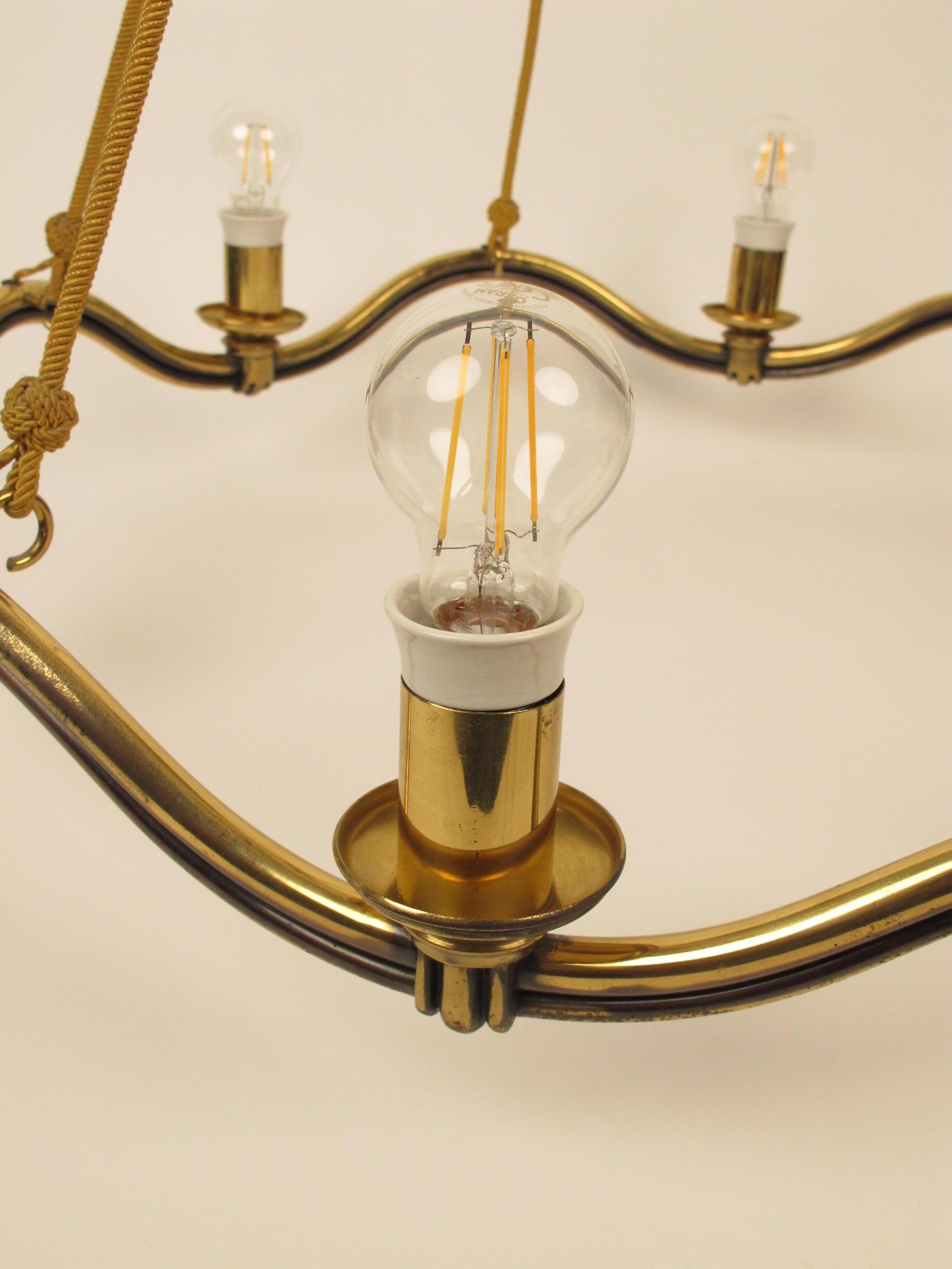 Grand Chandilier Wave conçu par  Hugo Gorge, des années 1950, Autriche en vente 2