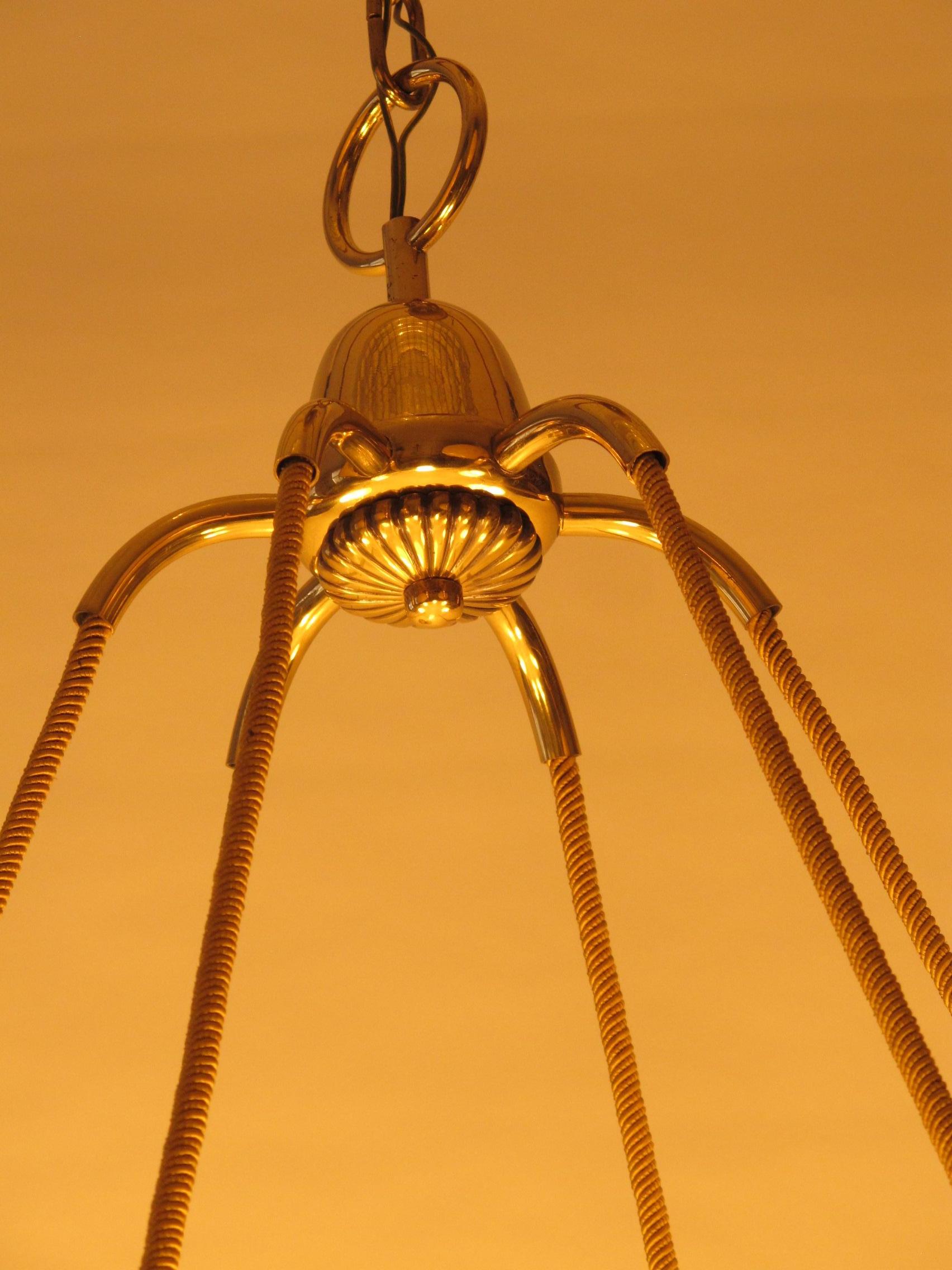 Grand Chandilier Wave conçu par  Hugo Gorge, des années 1950, Autriche en vente 9